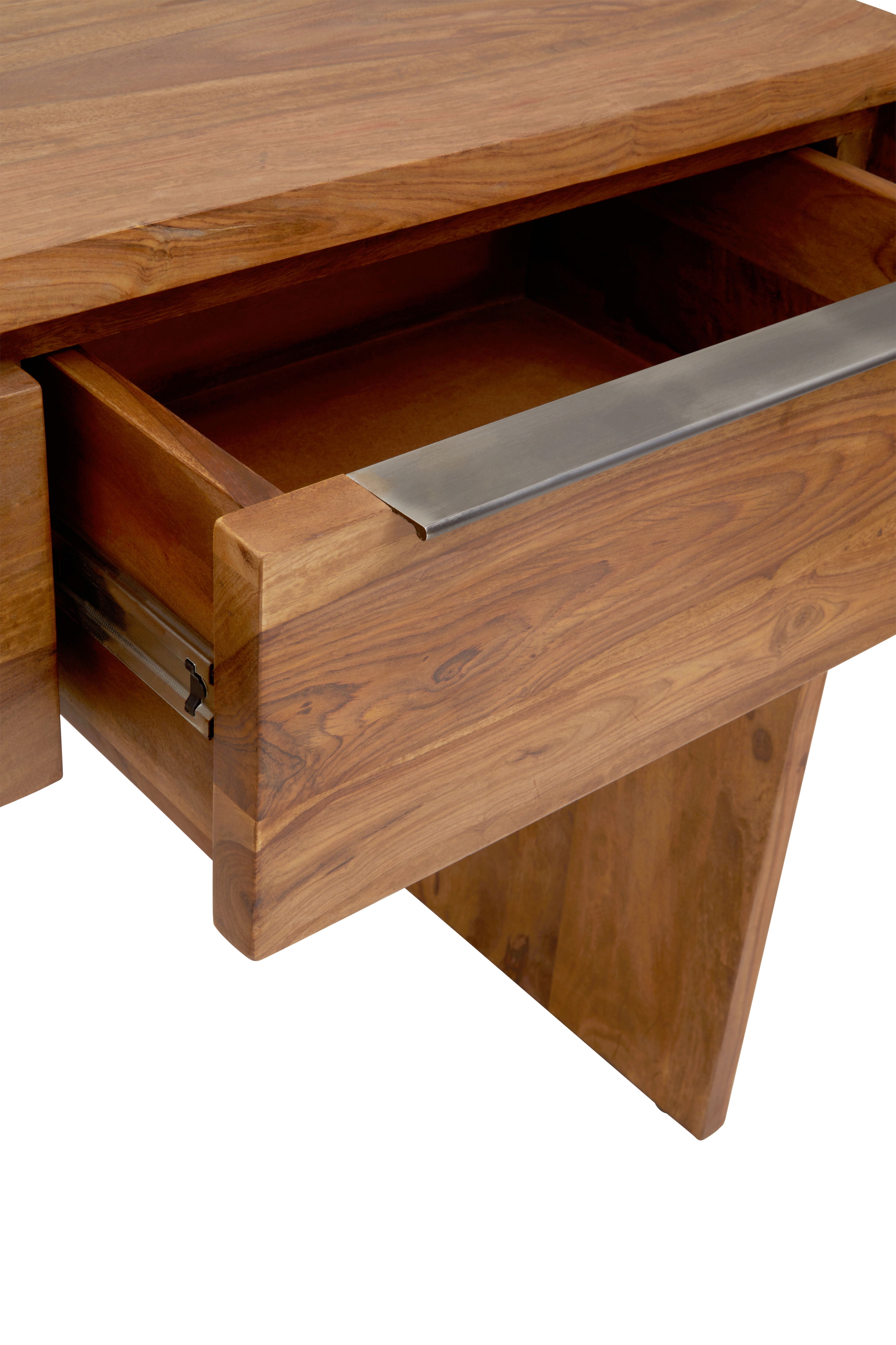 Indo Sheesham & Brown Acacia Wood Console Table