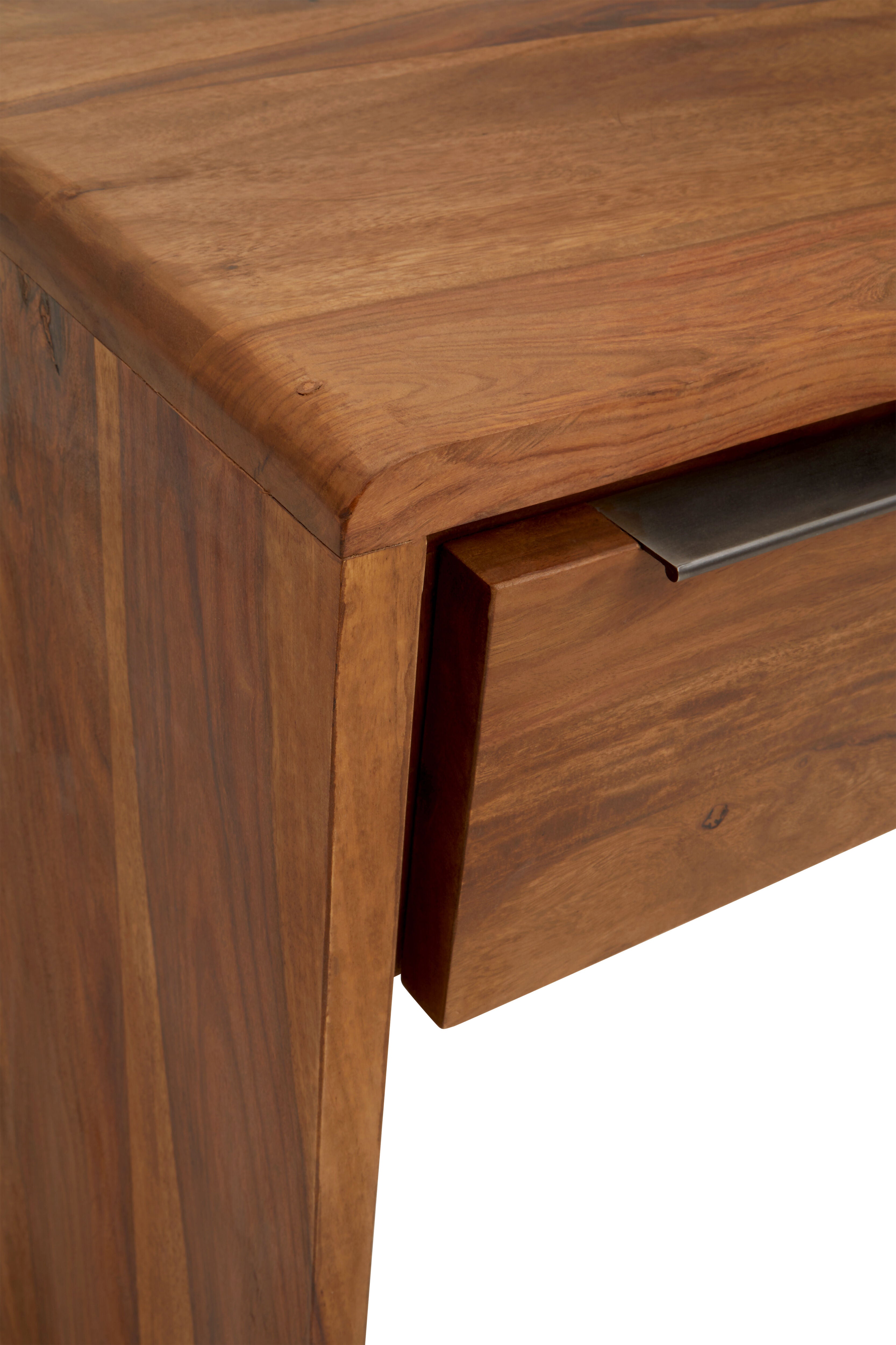 Indo Sheesham & Brown Acacia Wood Console Table