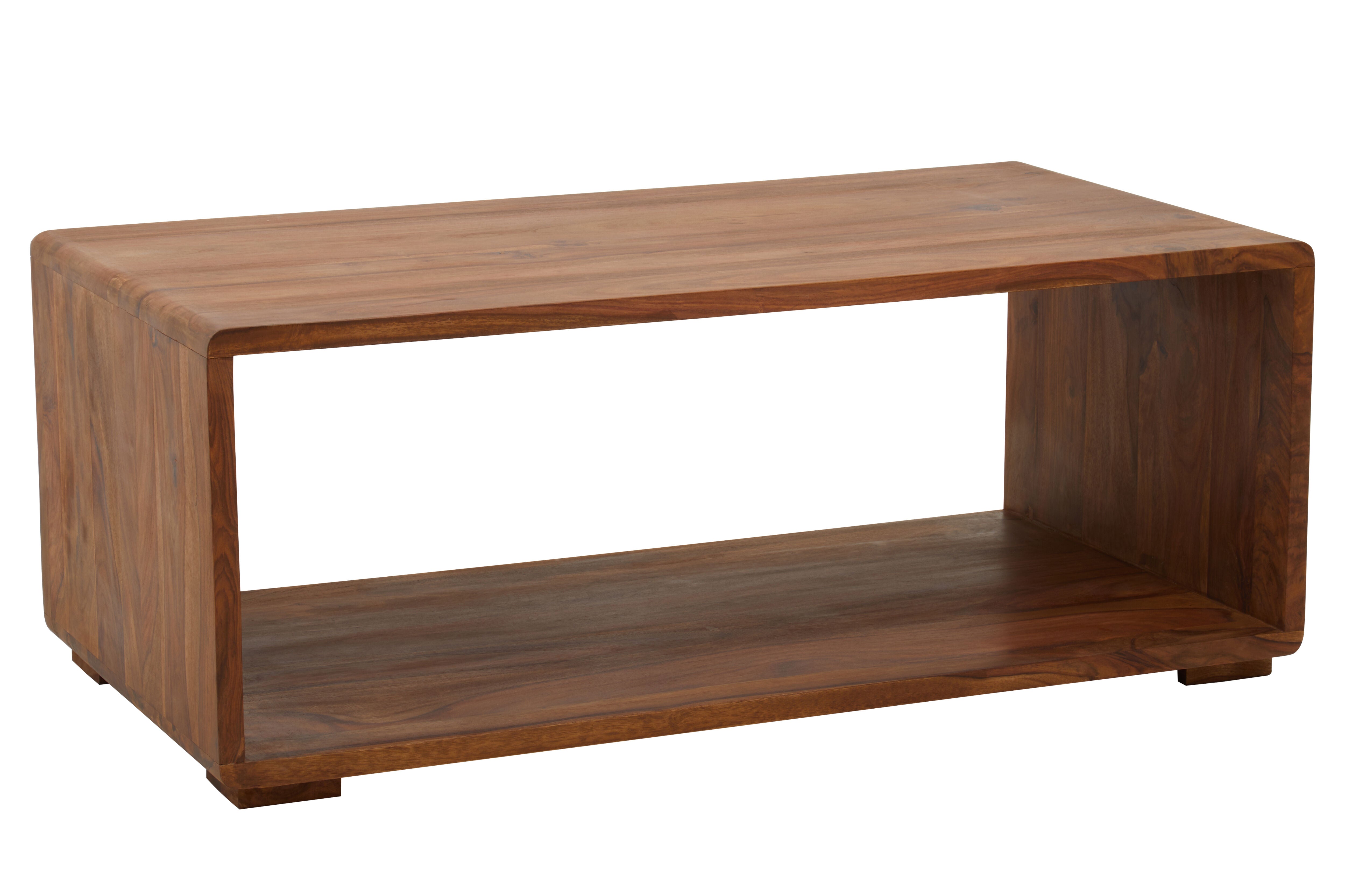 Indo Sheesham & Brown Acacia Wood Coffee Table
