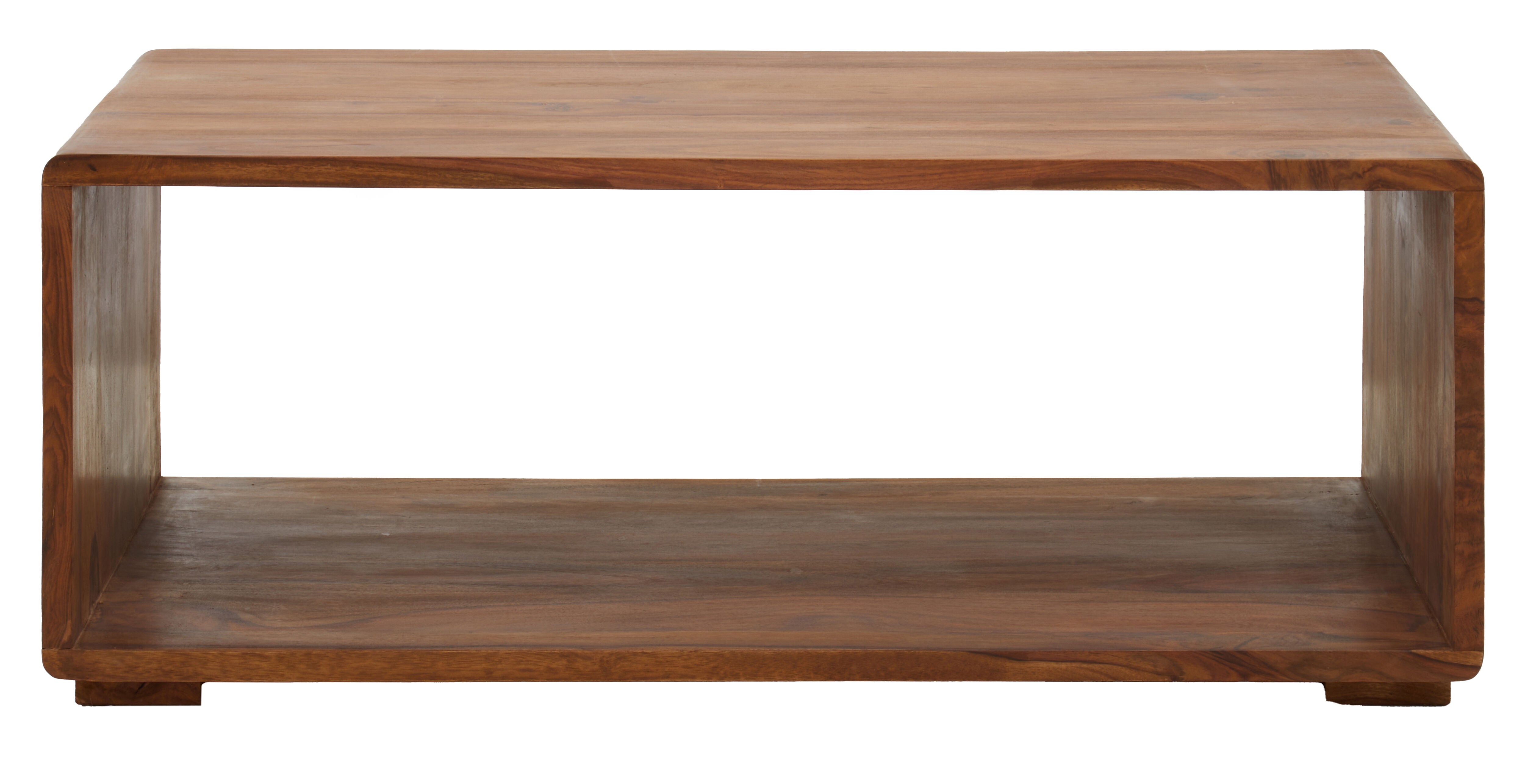 Indo Sheesham & Brown Acacia Wood Coffee Table