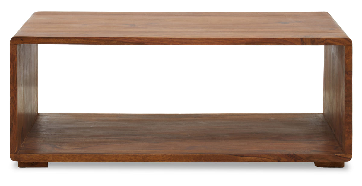 Indo Sheesham & Brown Acacia Wood Coffee Table