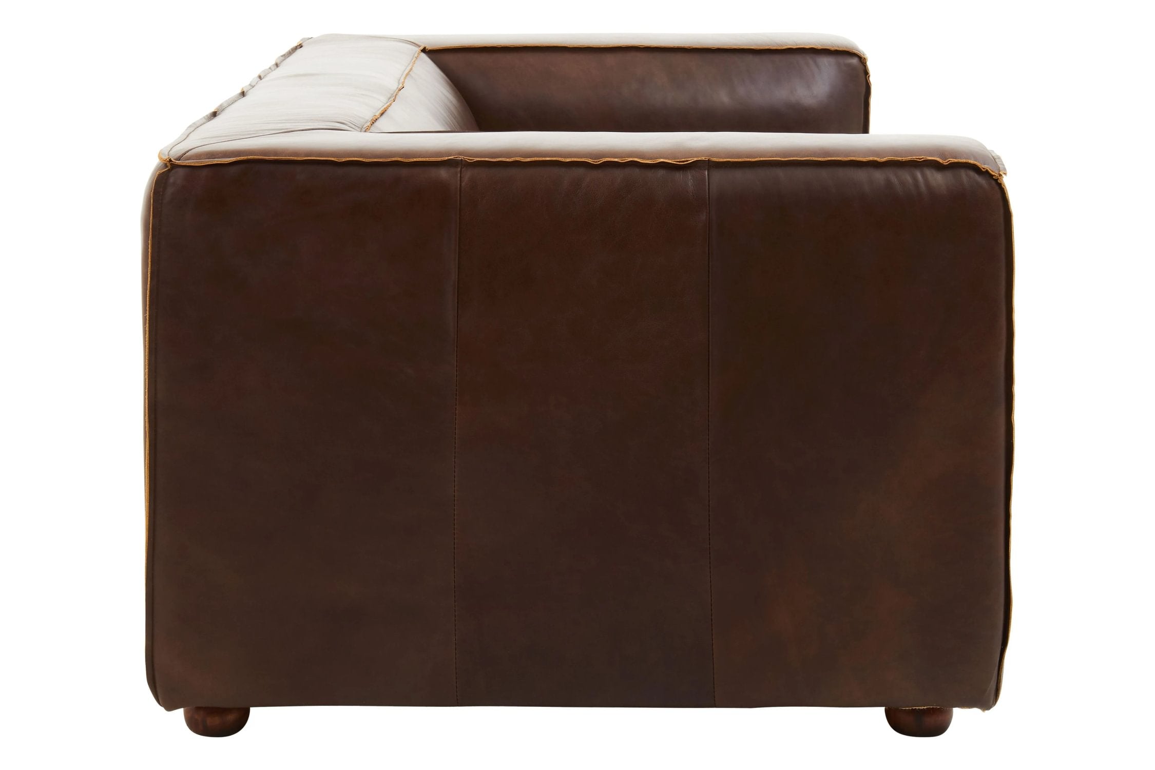 Burlington Antique Brown 2 Seater Leather Sofa