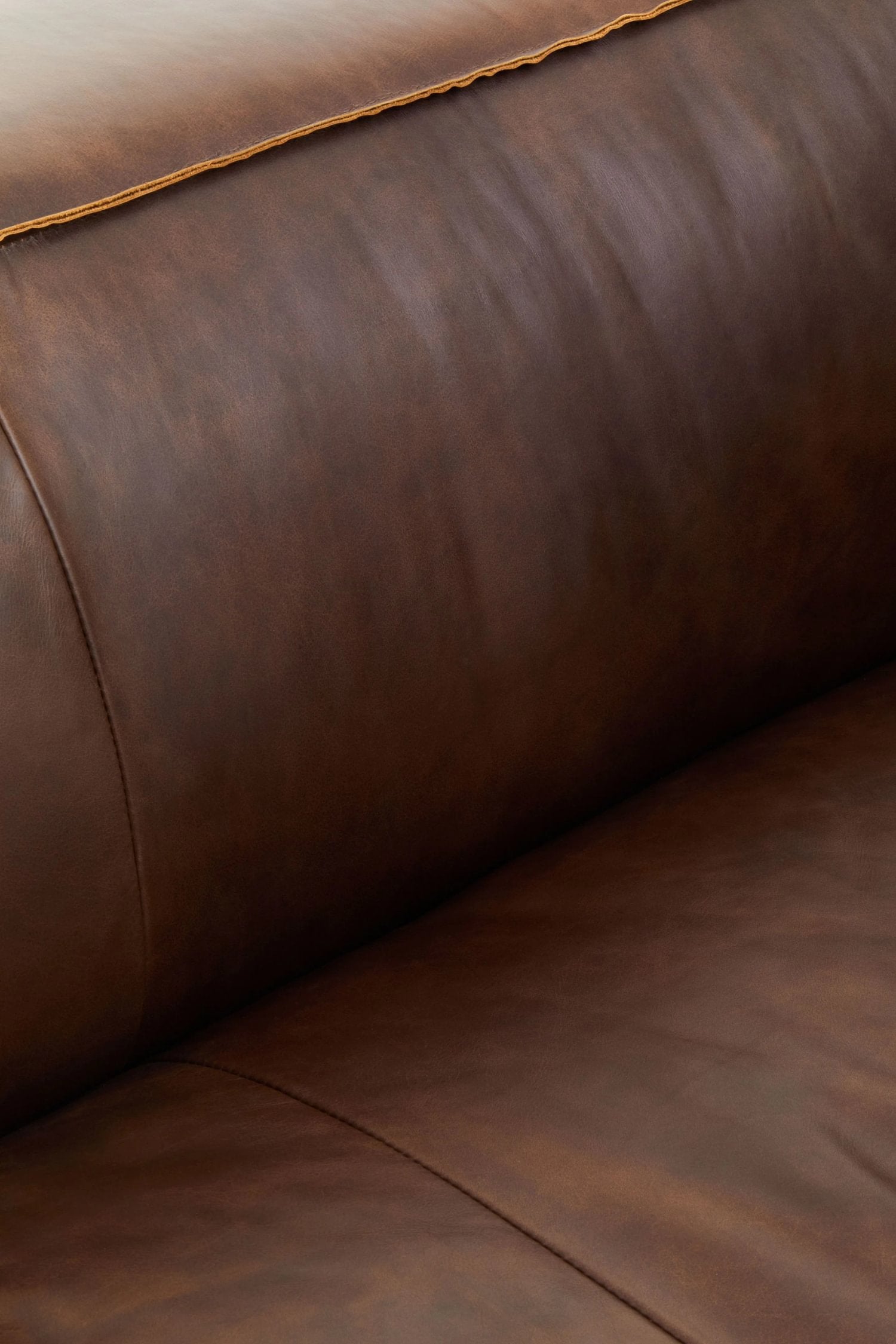 Burlington Antique Brown 2 Seater Leather Sofa