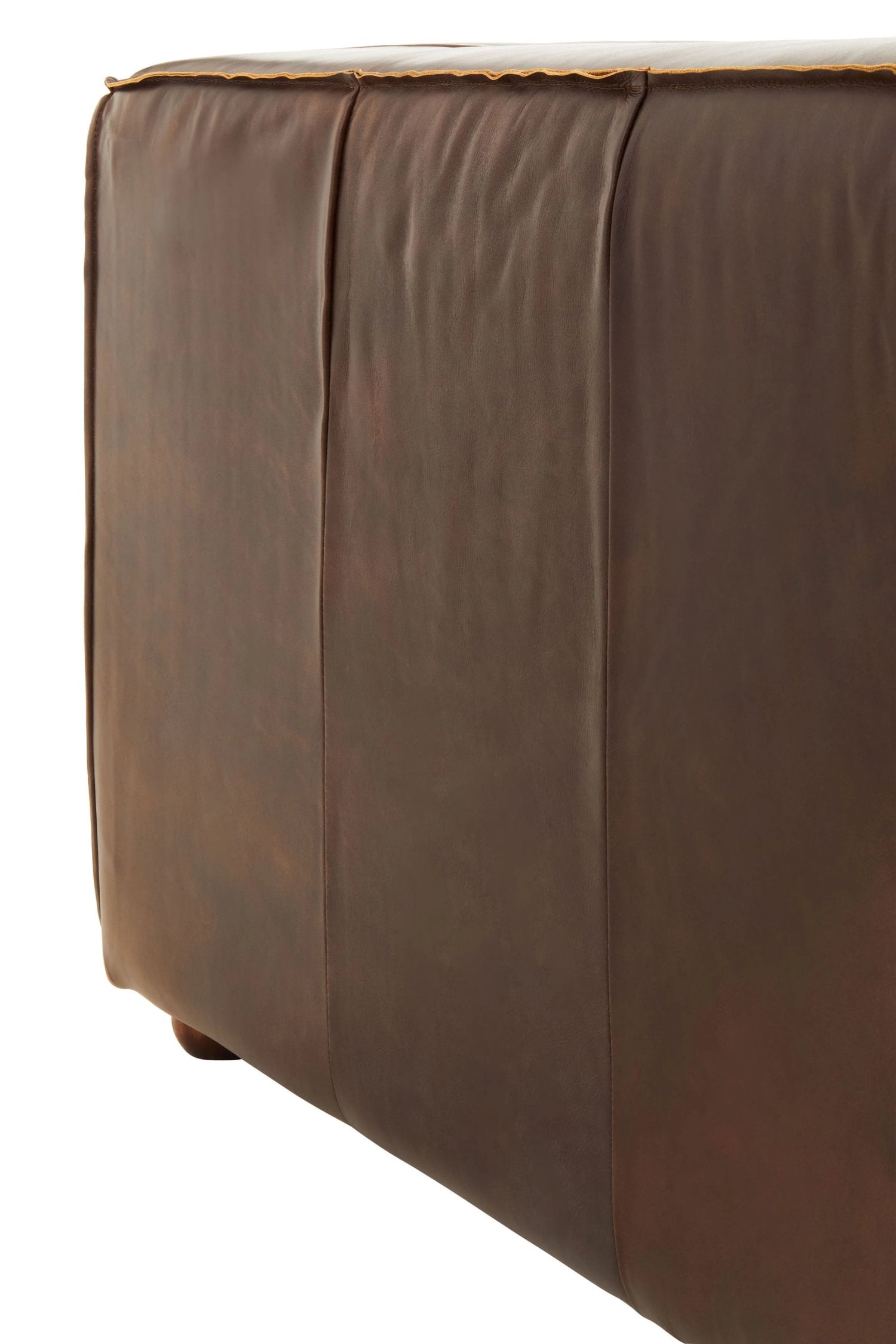 Burlington Antique Brown 2 Seater Leather Sofa