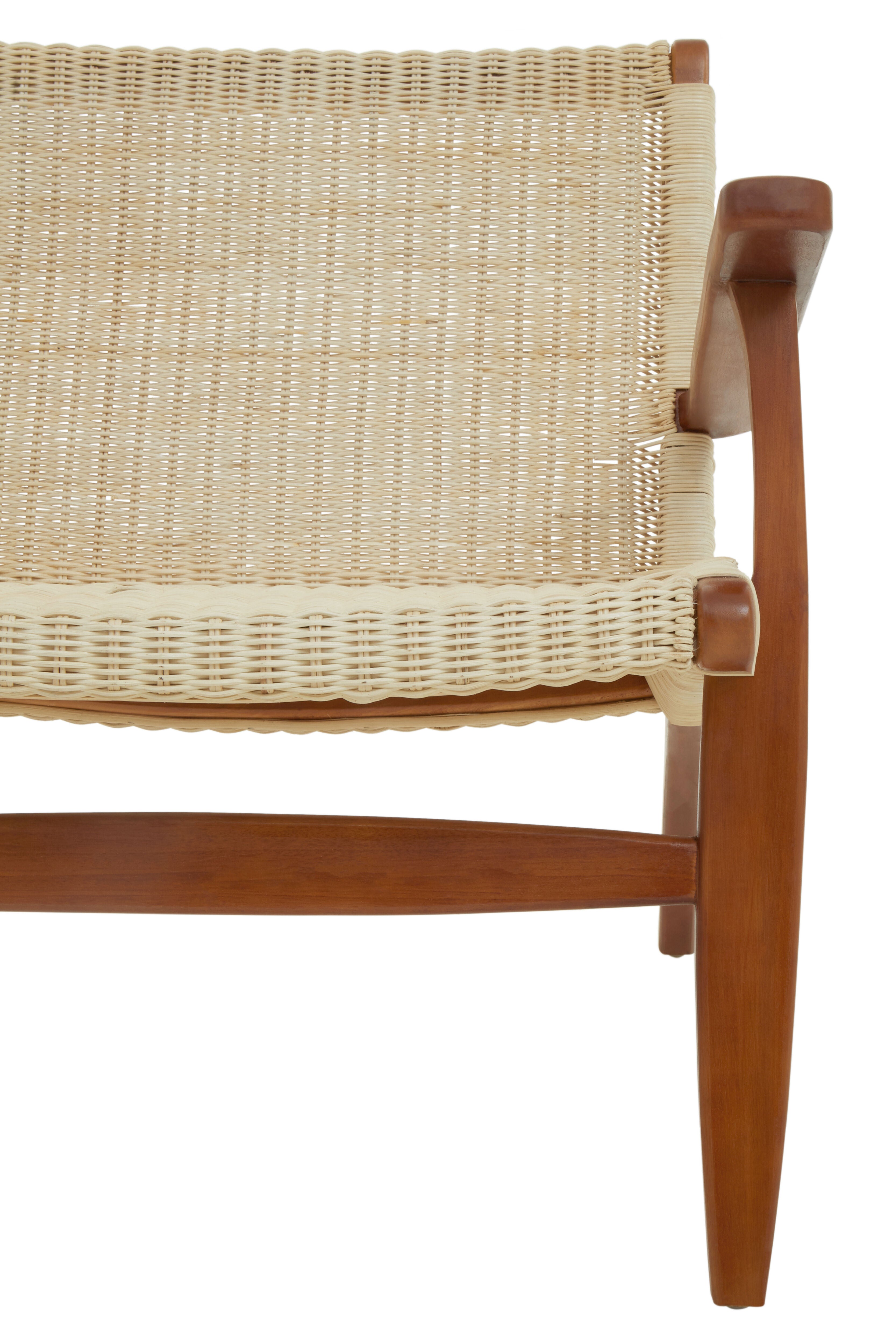 Bali Woven Chair In Natural Rattan