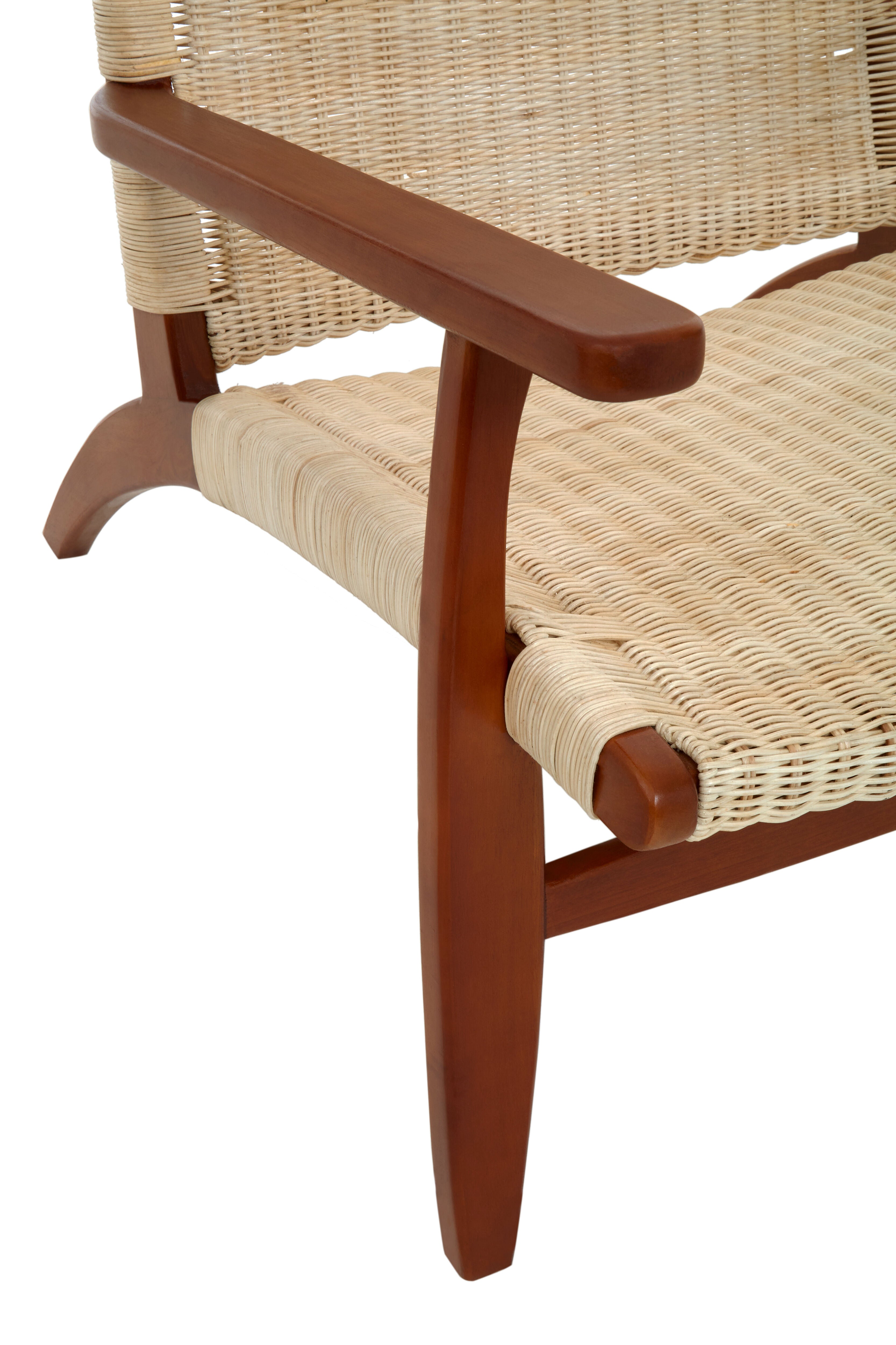 Bali Woven Chair In Natural Rattan