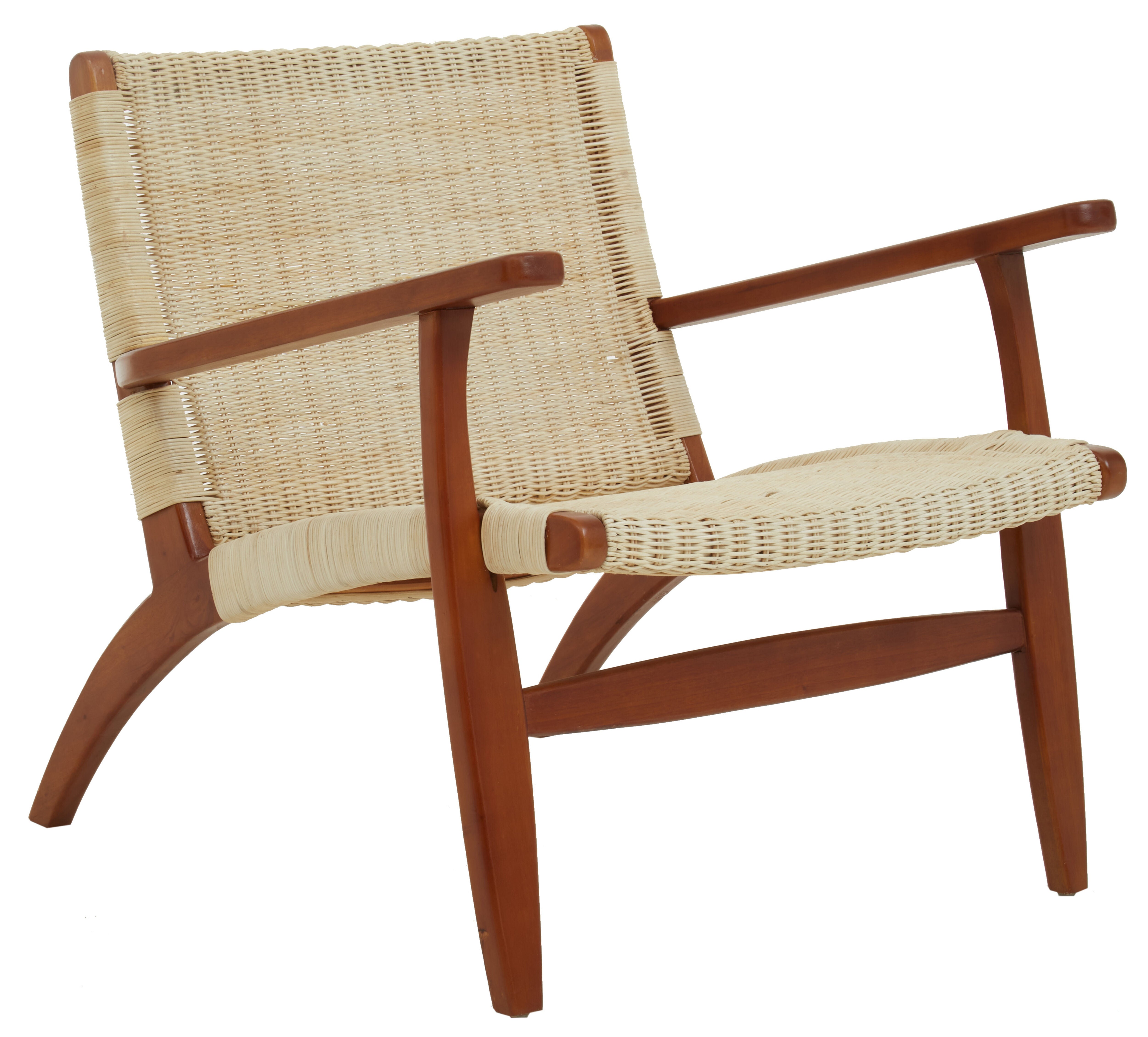 Bali Woven Chair In Natural Rattan