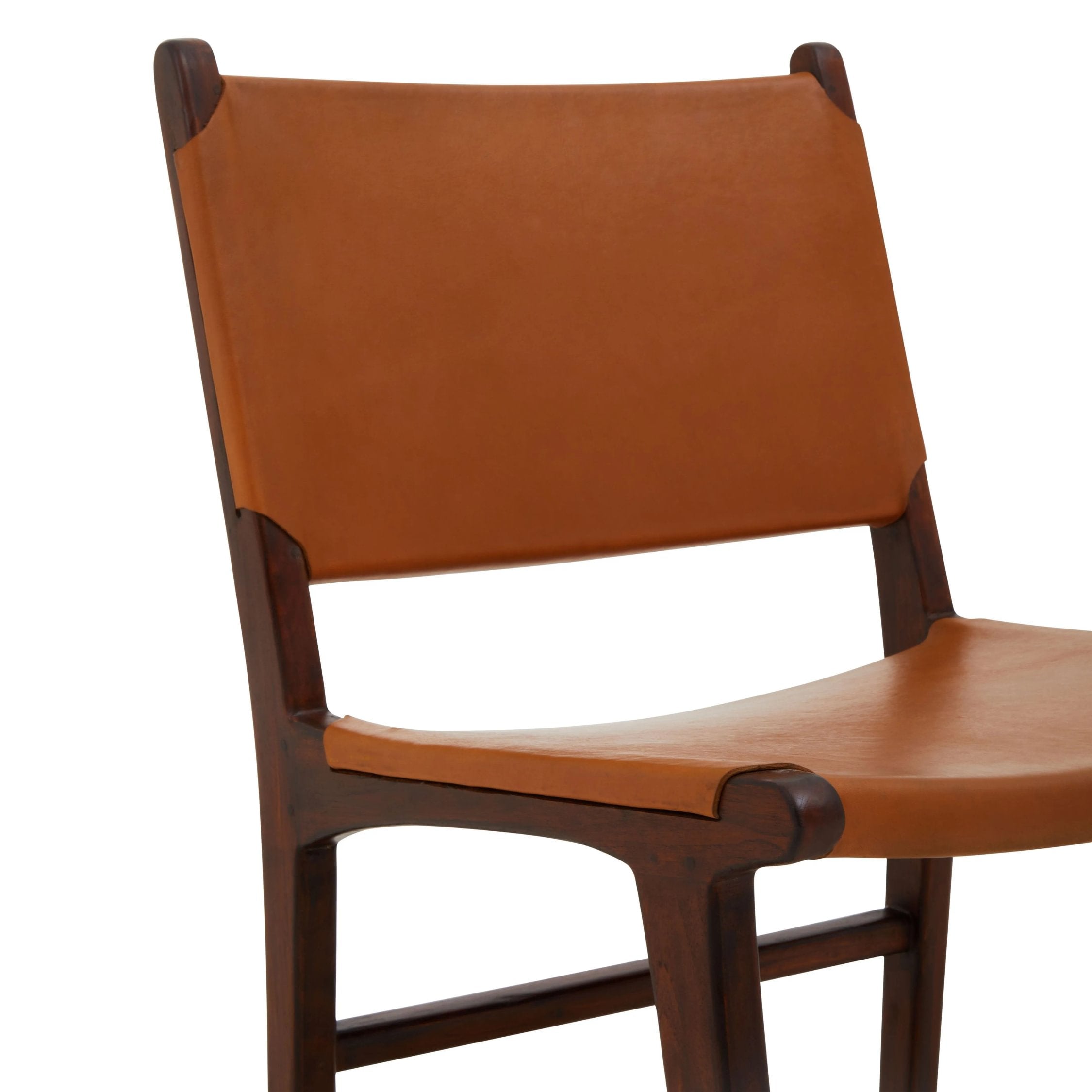 Kalahari Antique Brown Leather Chair