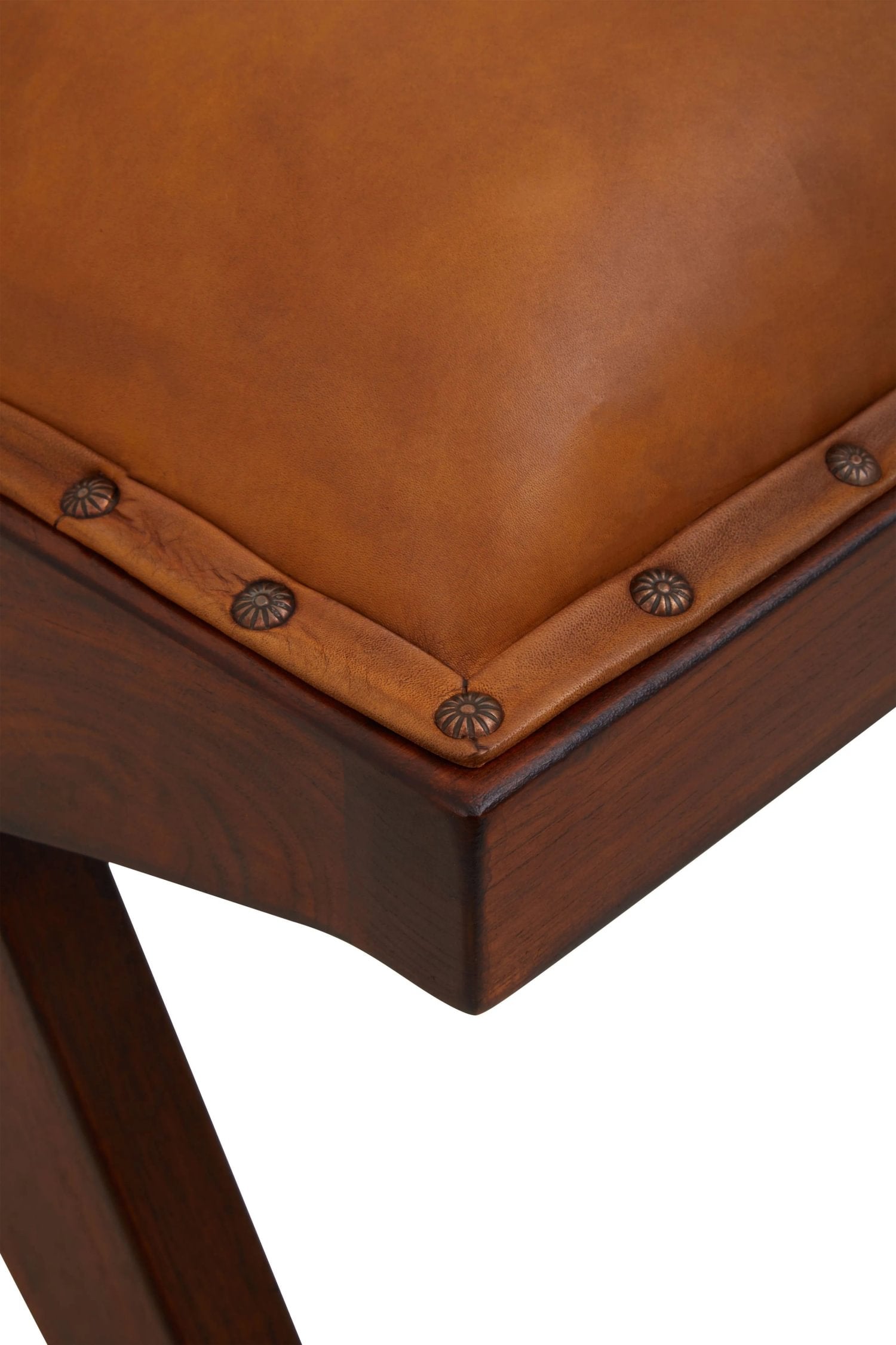 Kalahari Tan Leather Bench