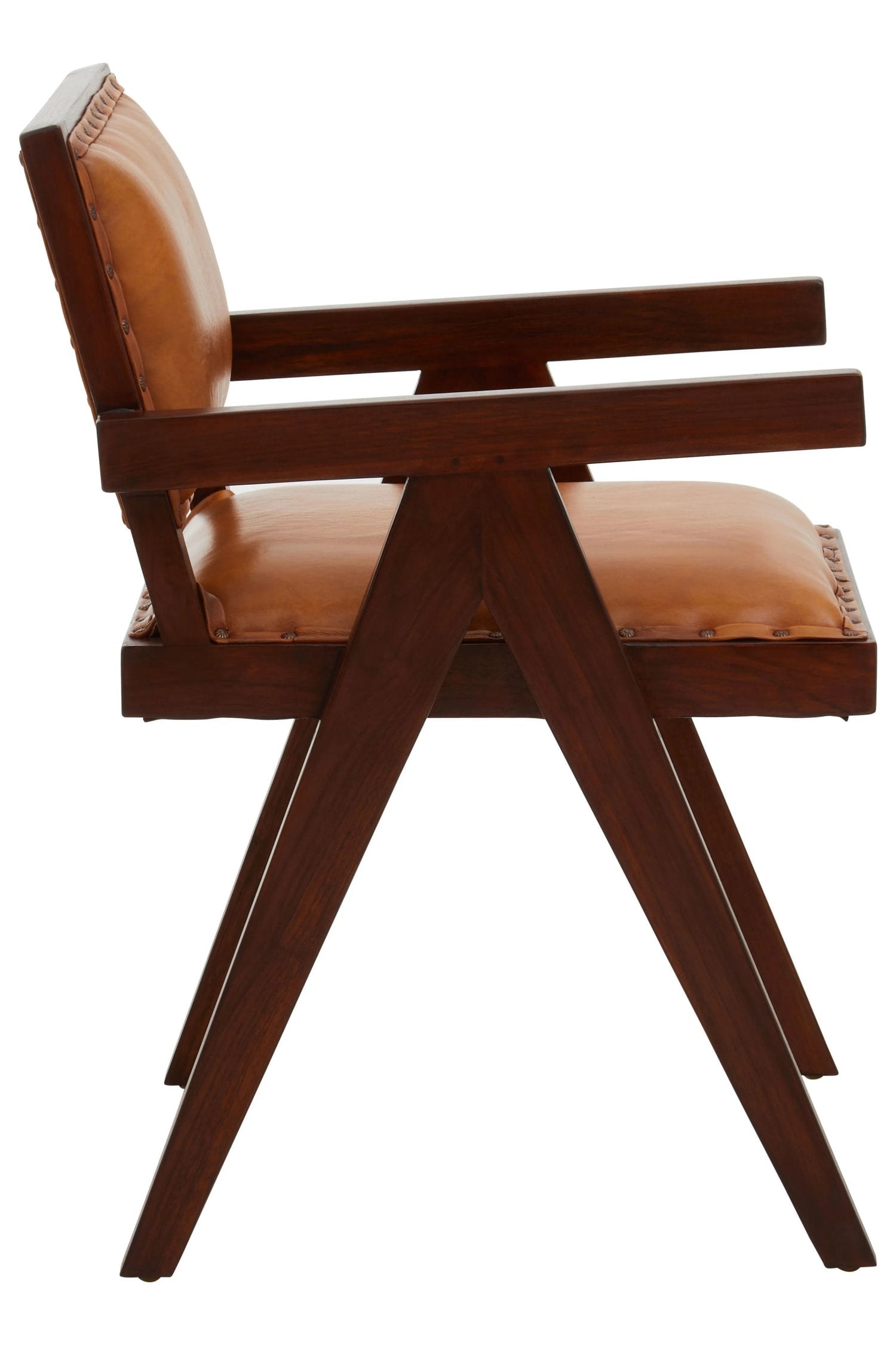 Kalahari Tan Leather Dining Chair