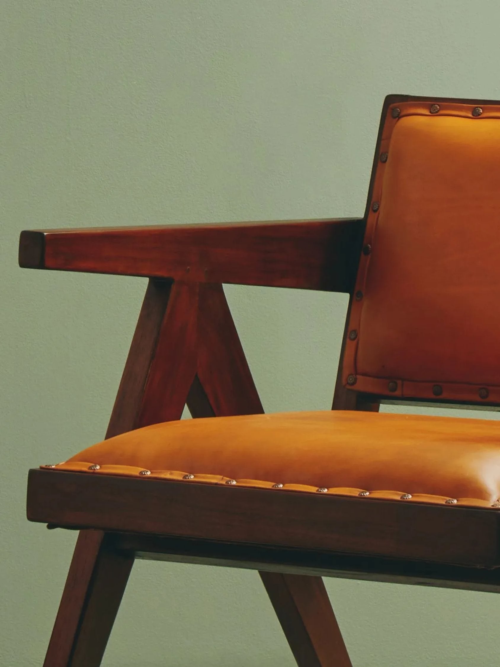 Kalahari Tan Leather Dining Chair