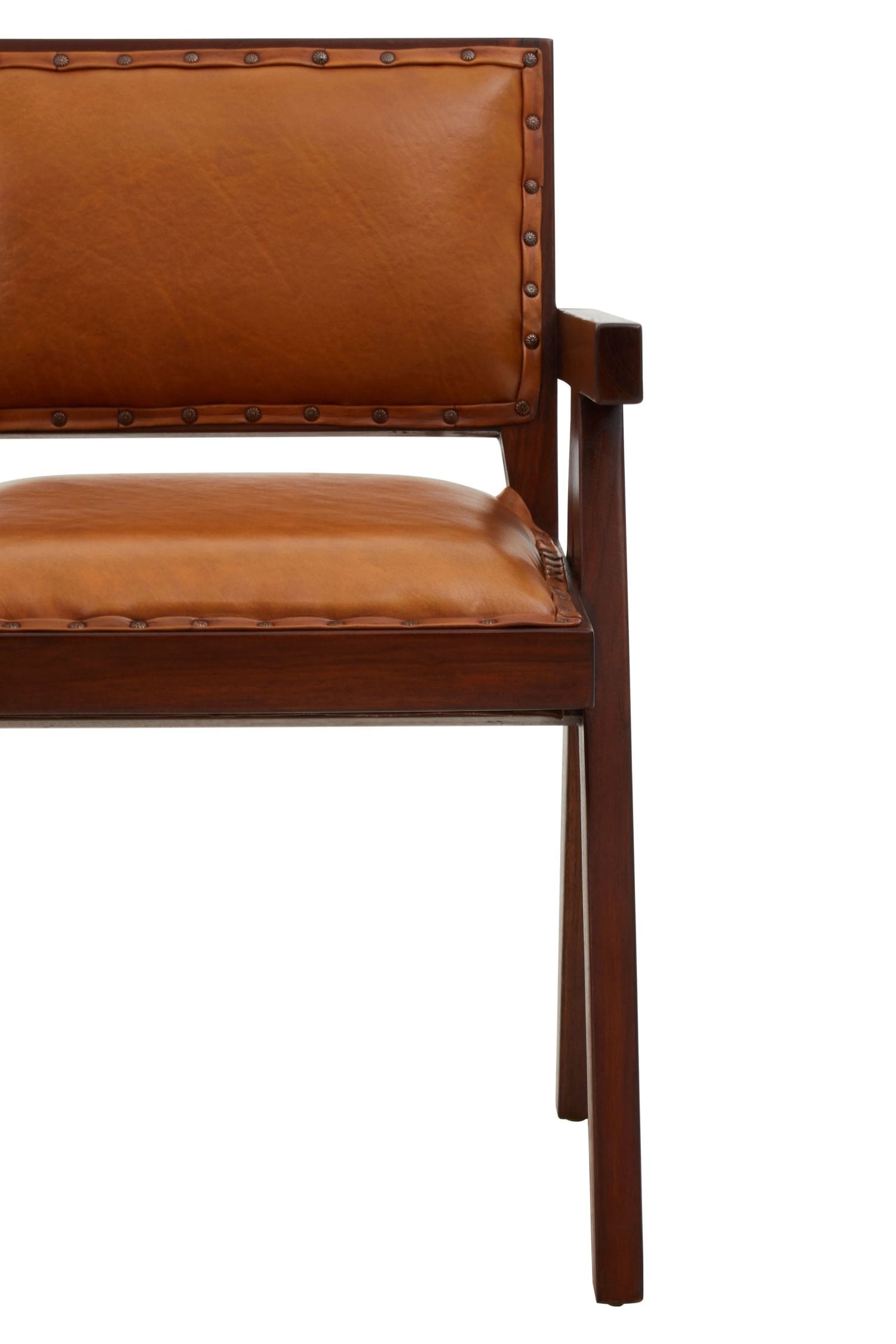 Kalahari Tan Leather Dining Chair