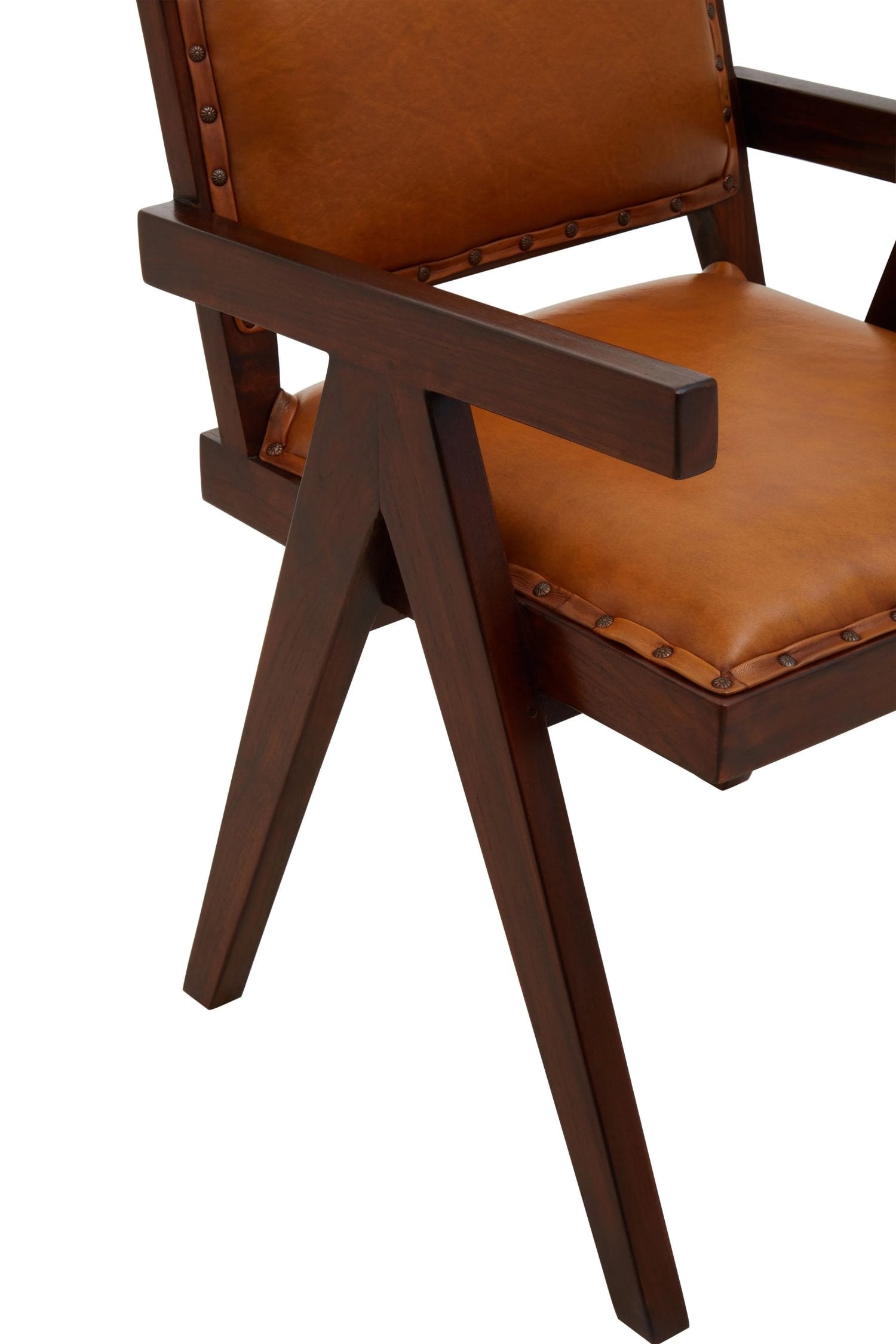 Kalahari Tan Leather Dining Chair