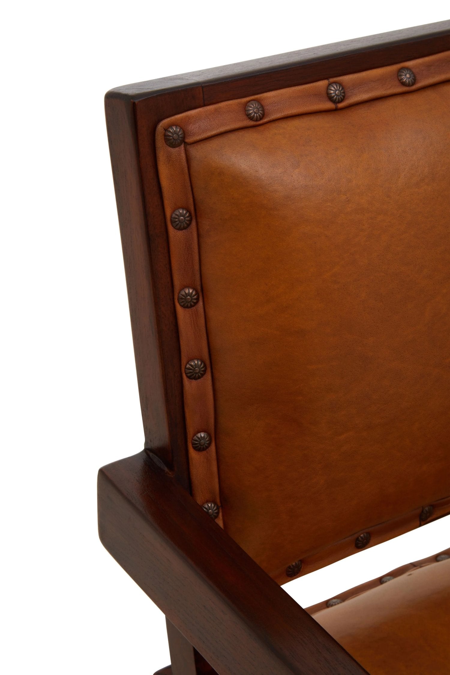 Kalahari Tan Leather Dining Chair