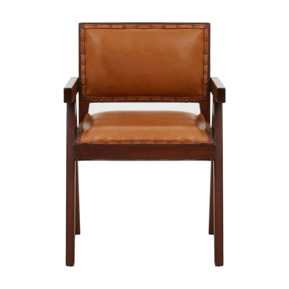 Kalahari Tan Leather Dining Chair