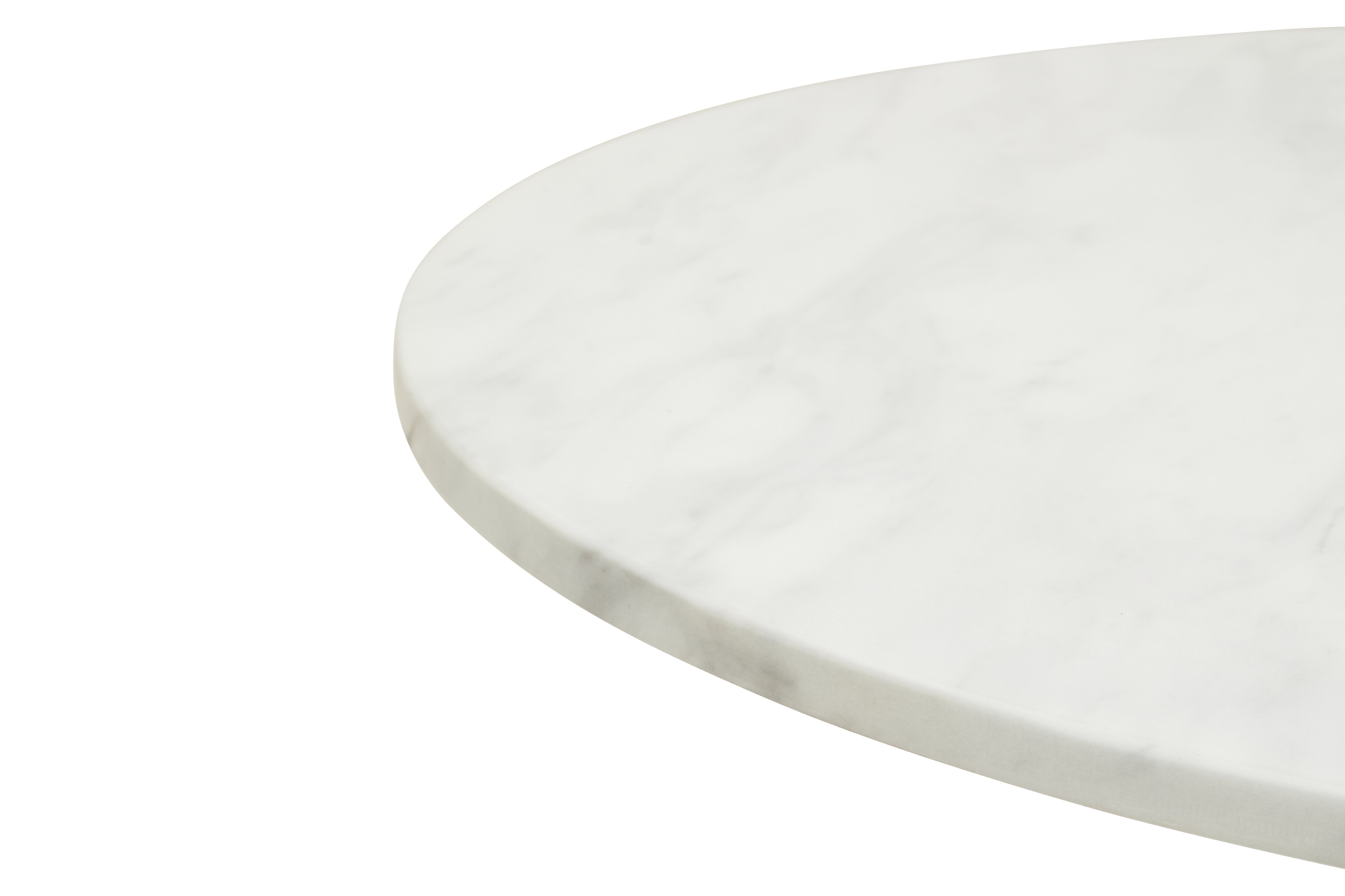 Tellico Black & White Marble Round Dining Table