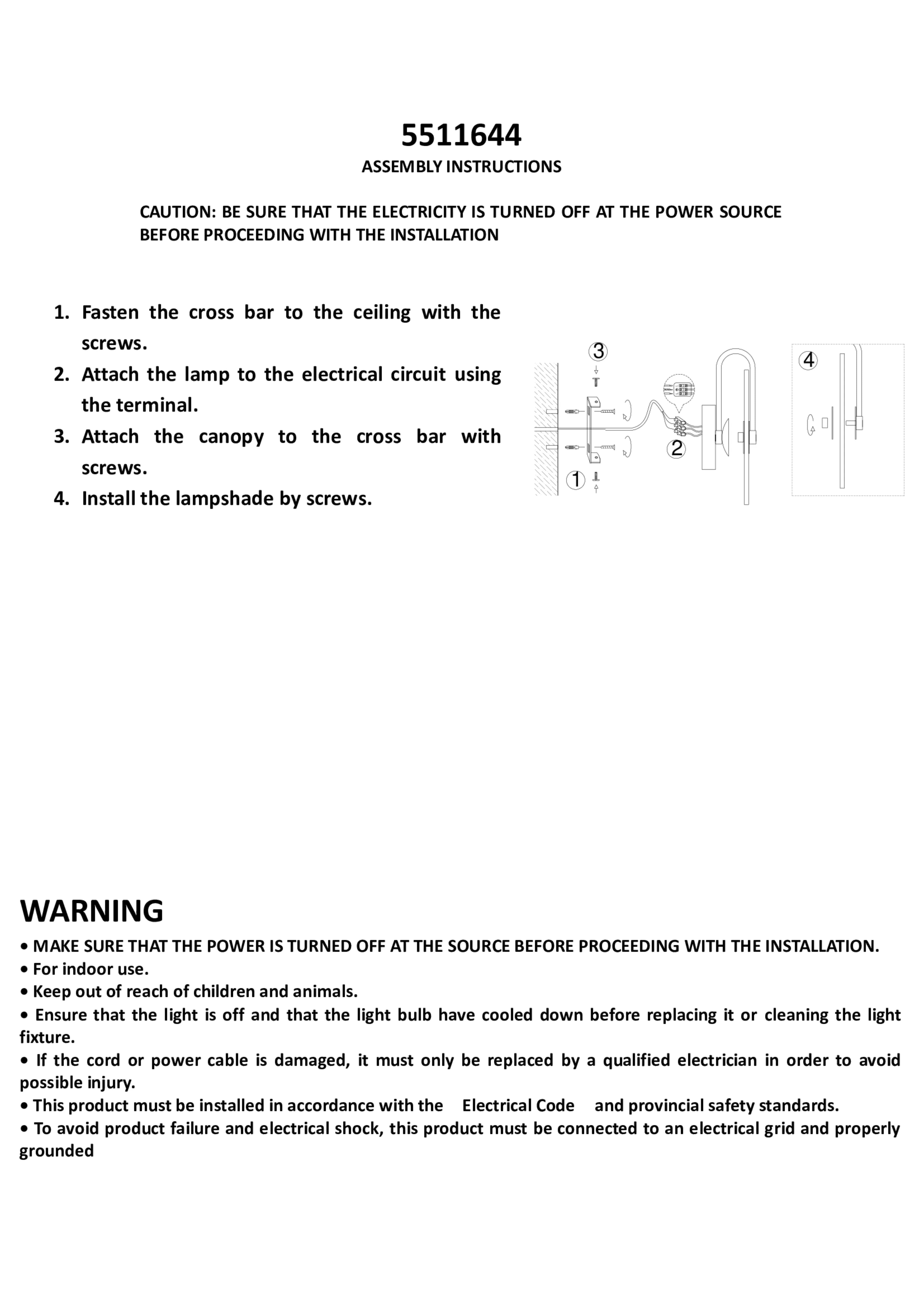 Romeo Black & White Marble Disc Wall Light