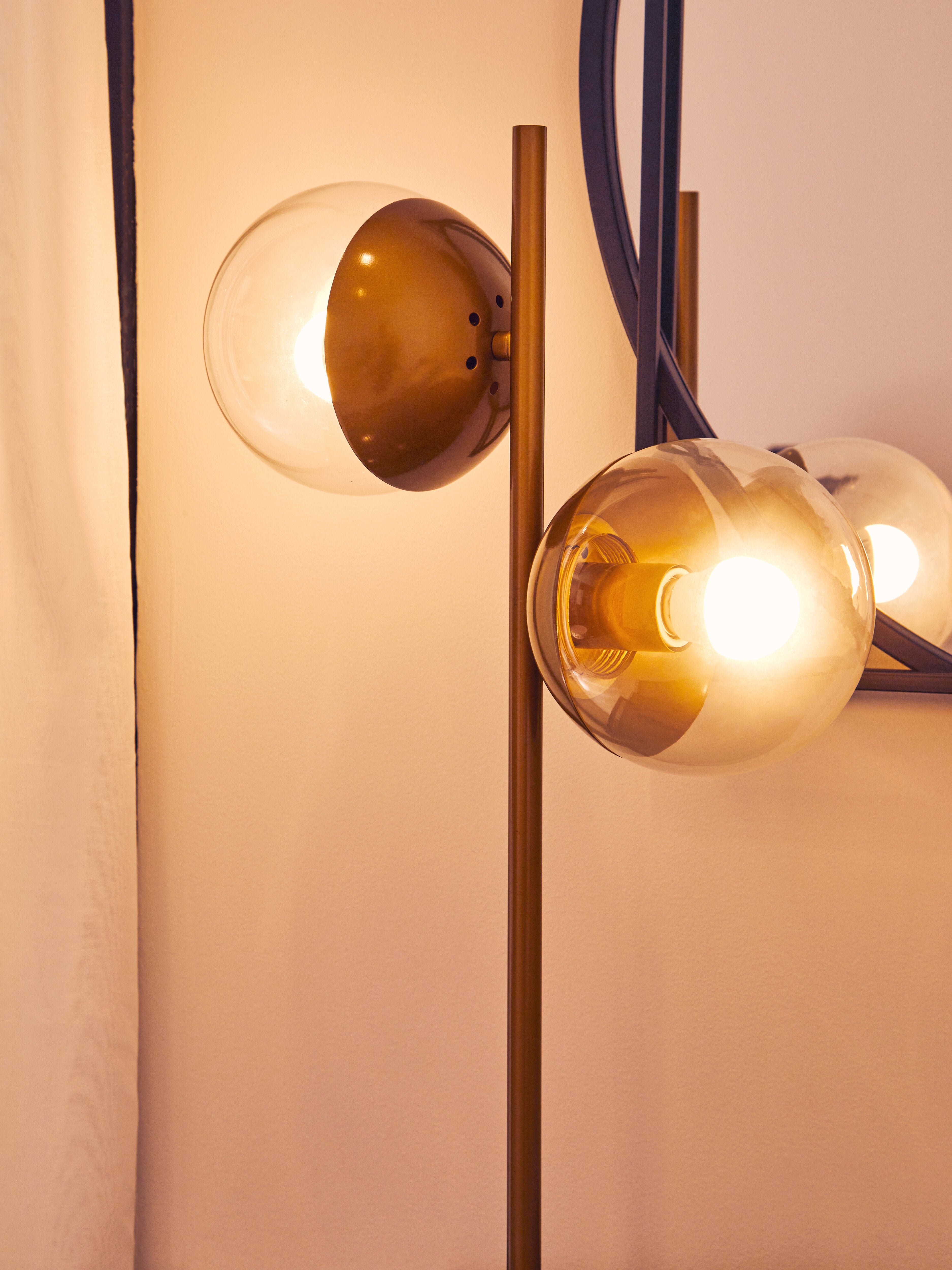 Kidston Large Table Lamp with Black Marble Base