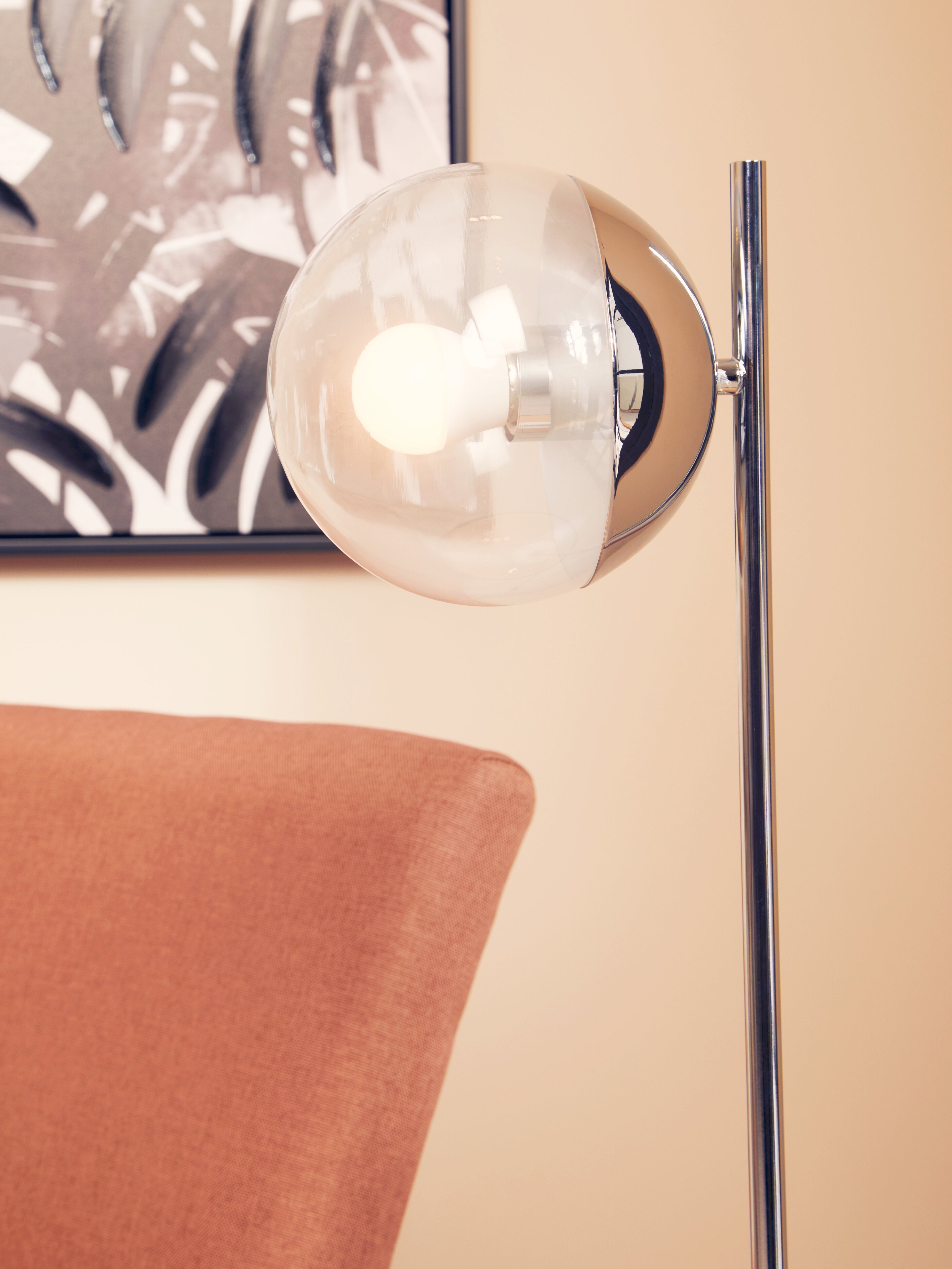 Kidston Chrome Finish Table Lamp