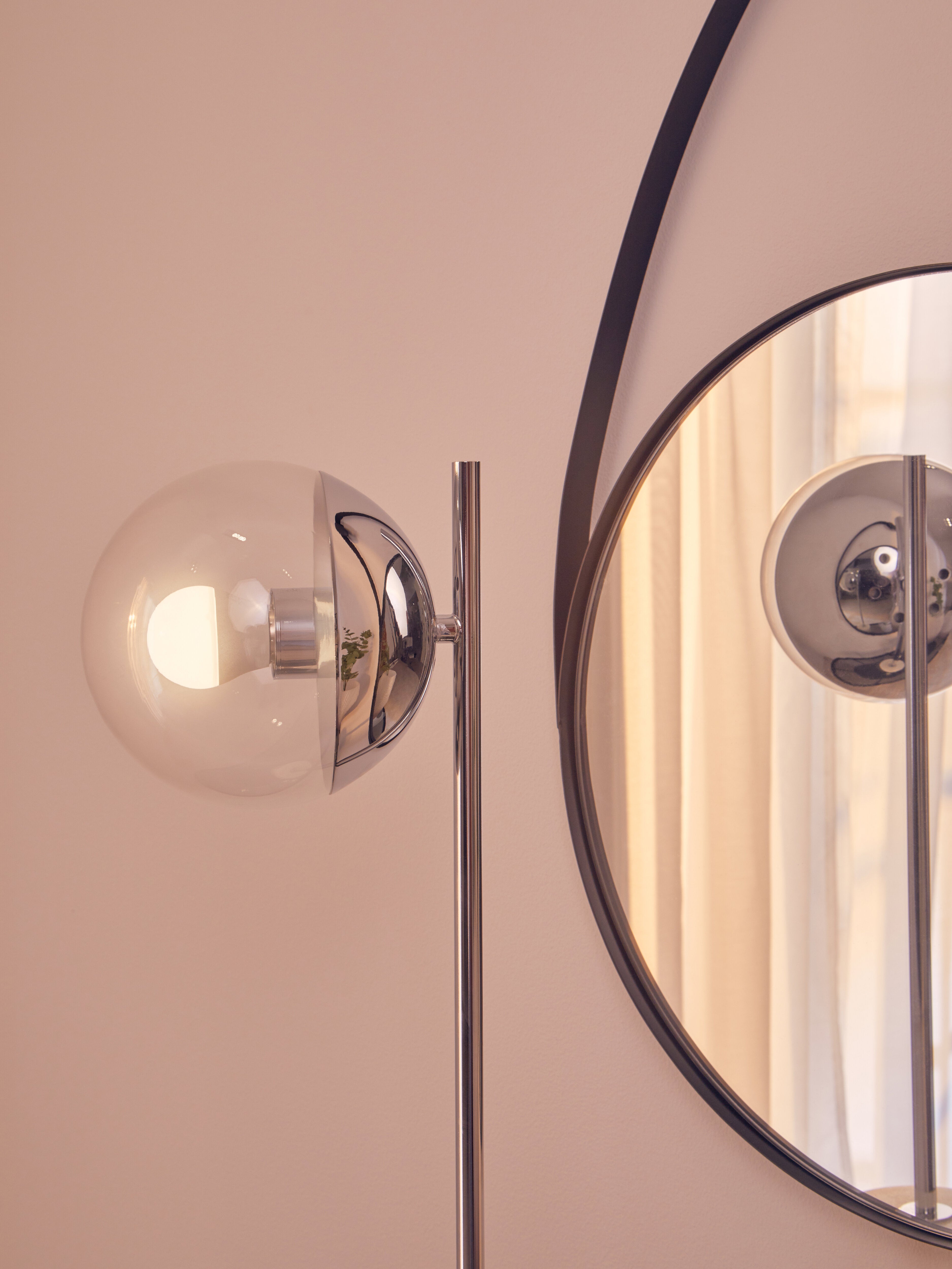 Kidston Chrome Finish Table Lamp