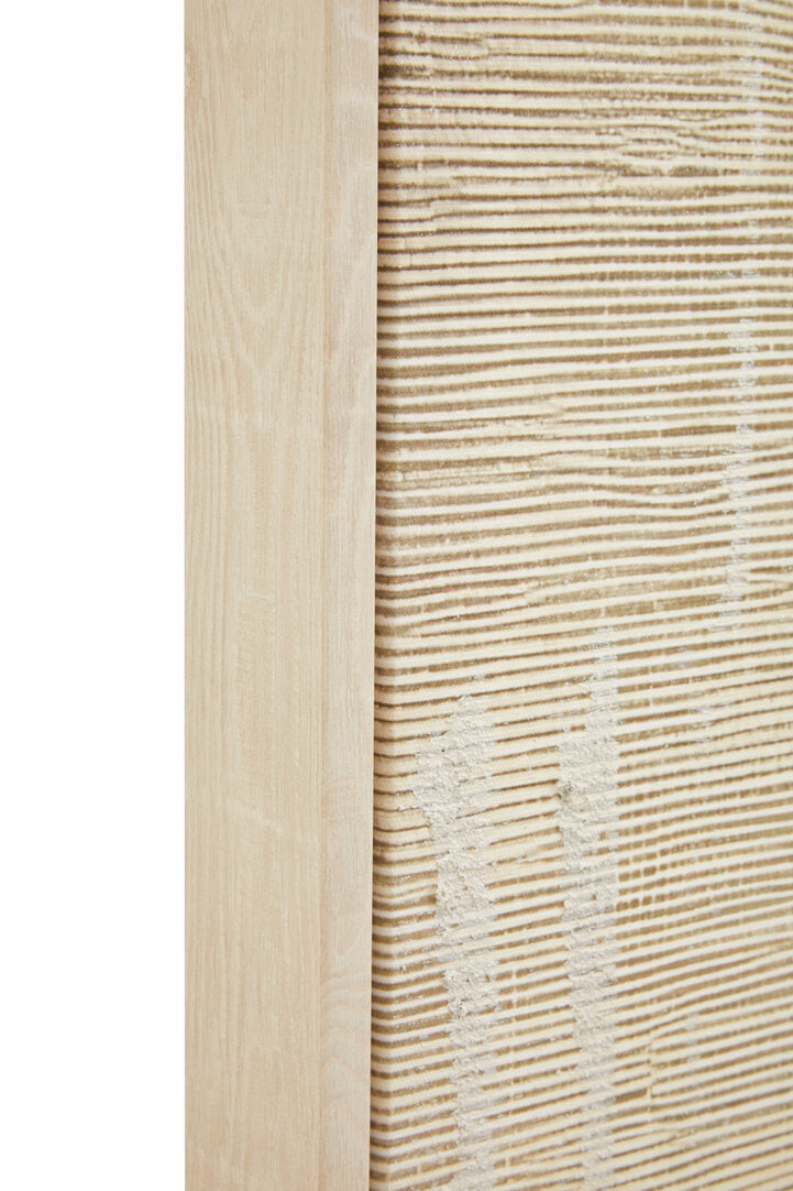Noah Neutral Abstract Textured Canvas Wall Art
