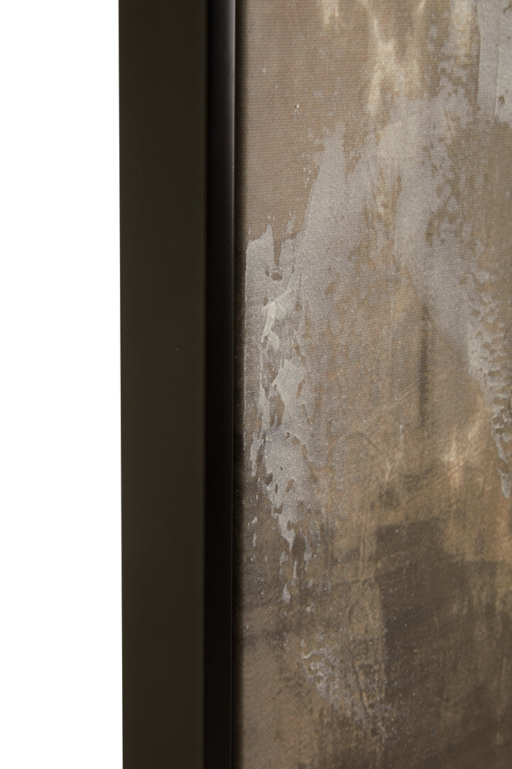 Noah Monochrome Textured Canvas Wall Art