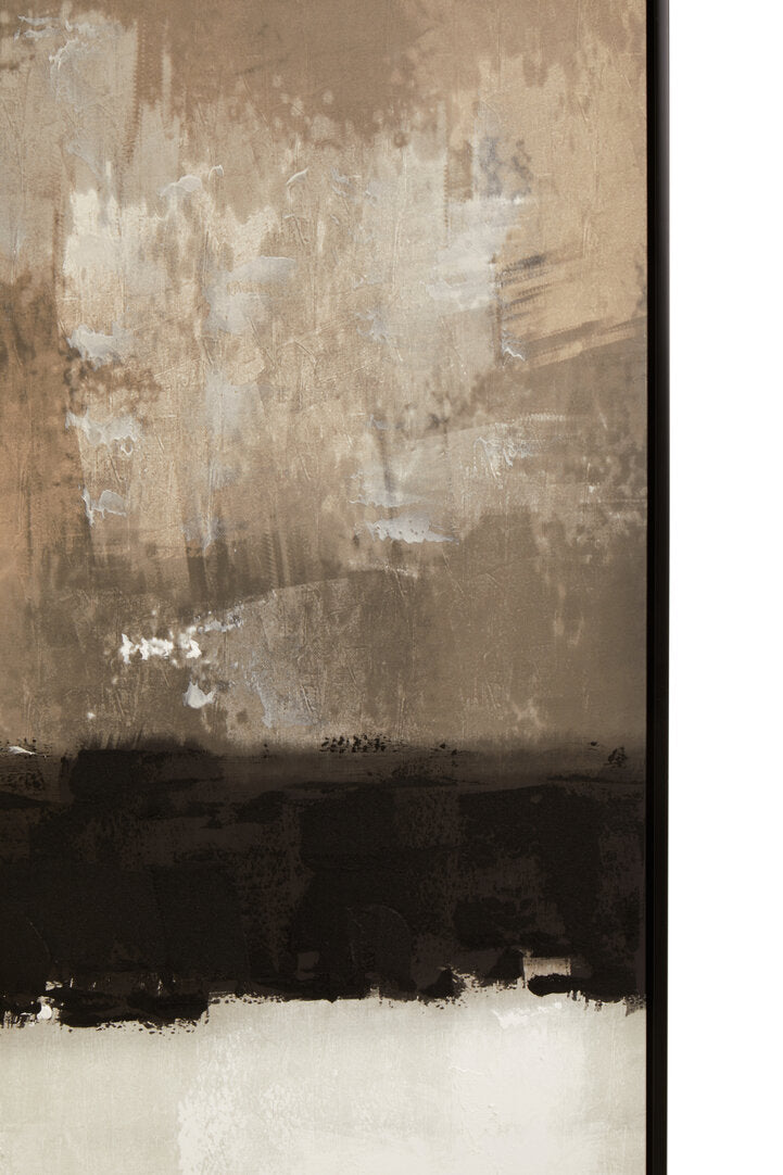 Noah Monochrome Textured Canvas Wall Art