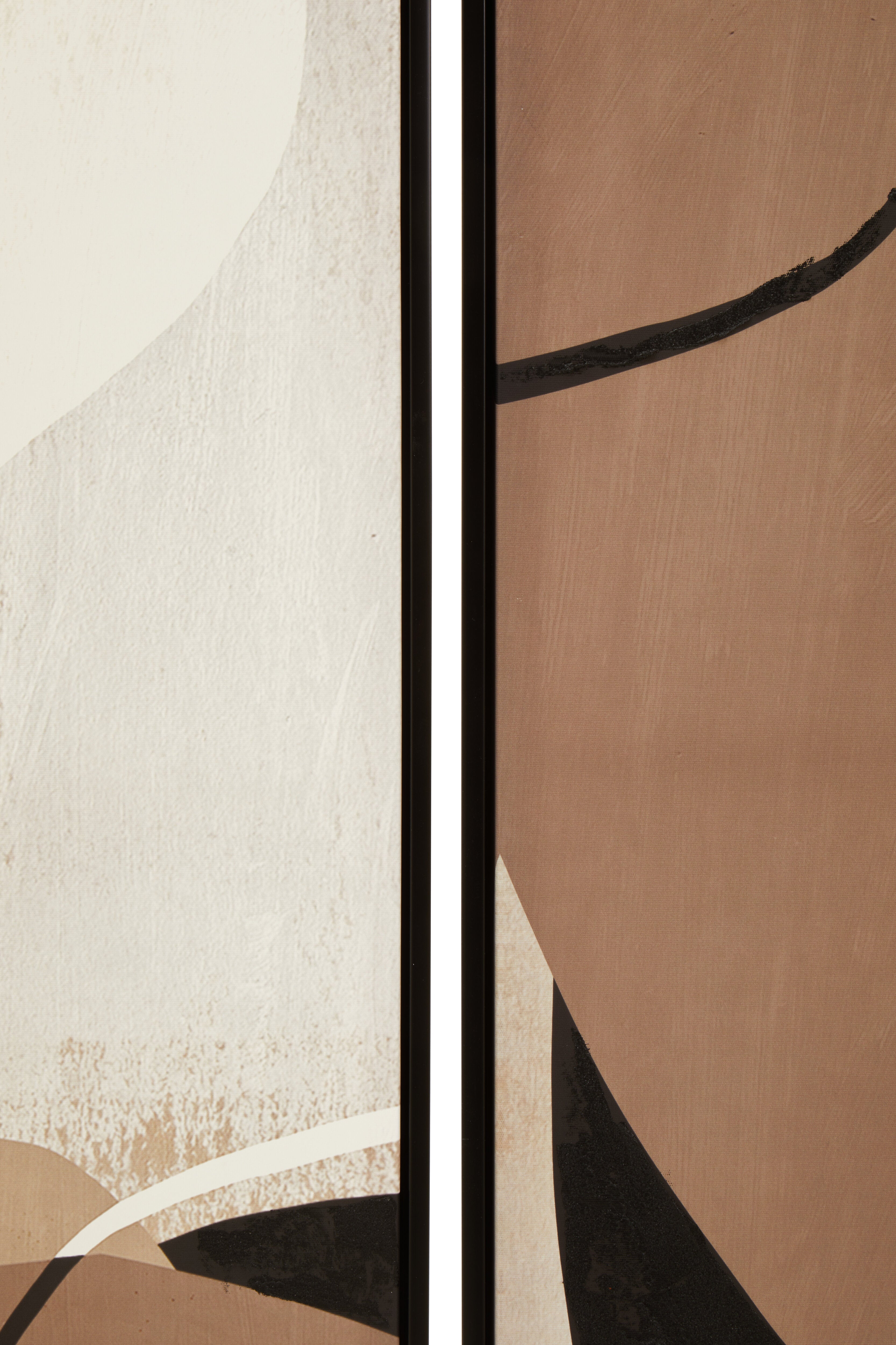 Set Of 2 Noah Multi Colour Textured Wall Art