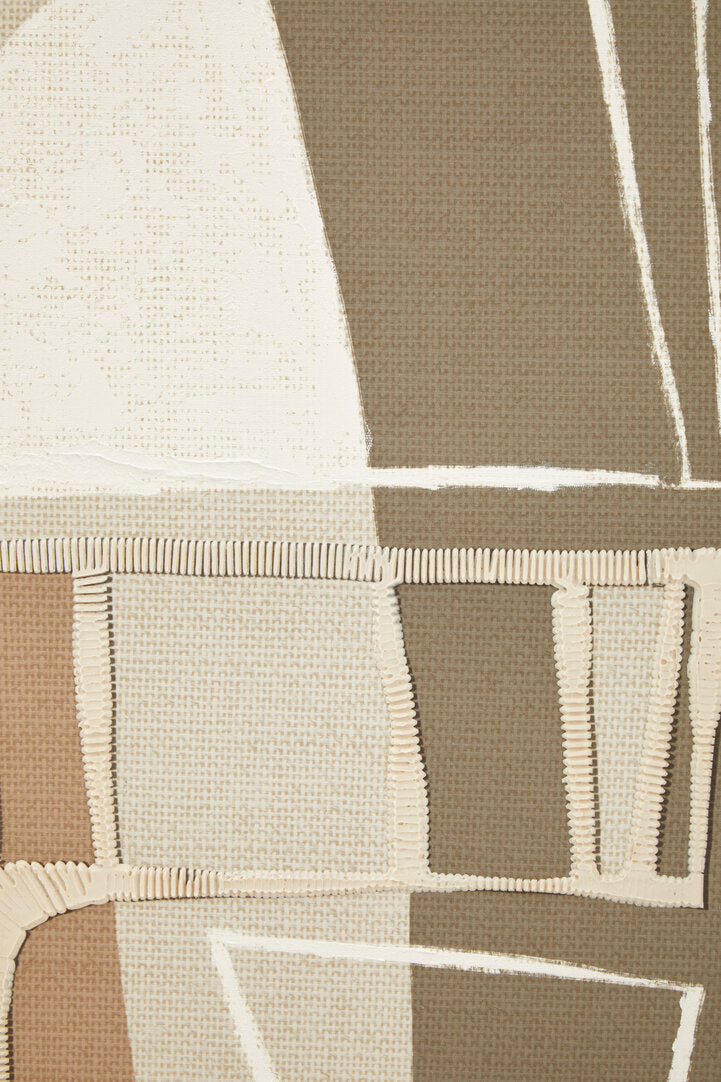 Noah Set of 2 Neutral Abstract Canvas Wall Art