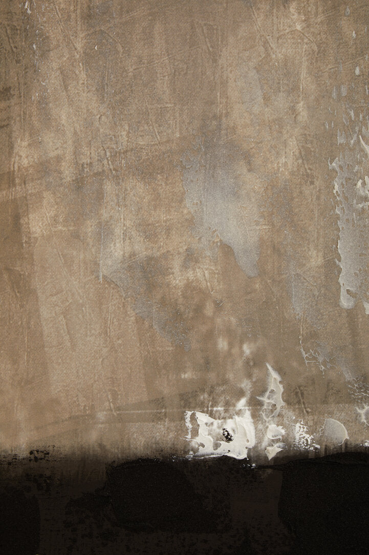 Noah Monochrome Textured Canvas Wall Art