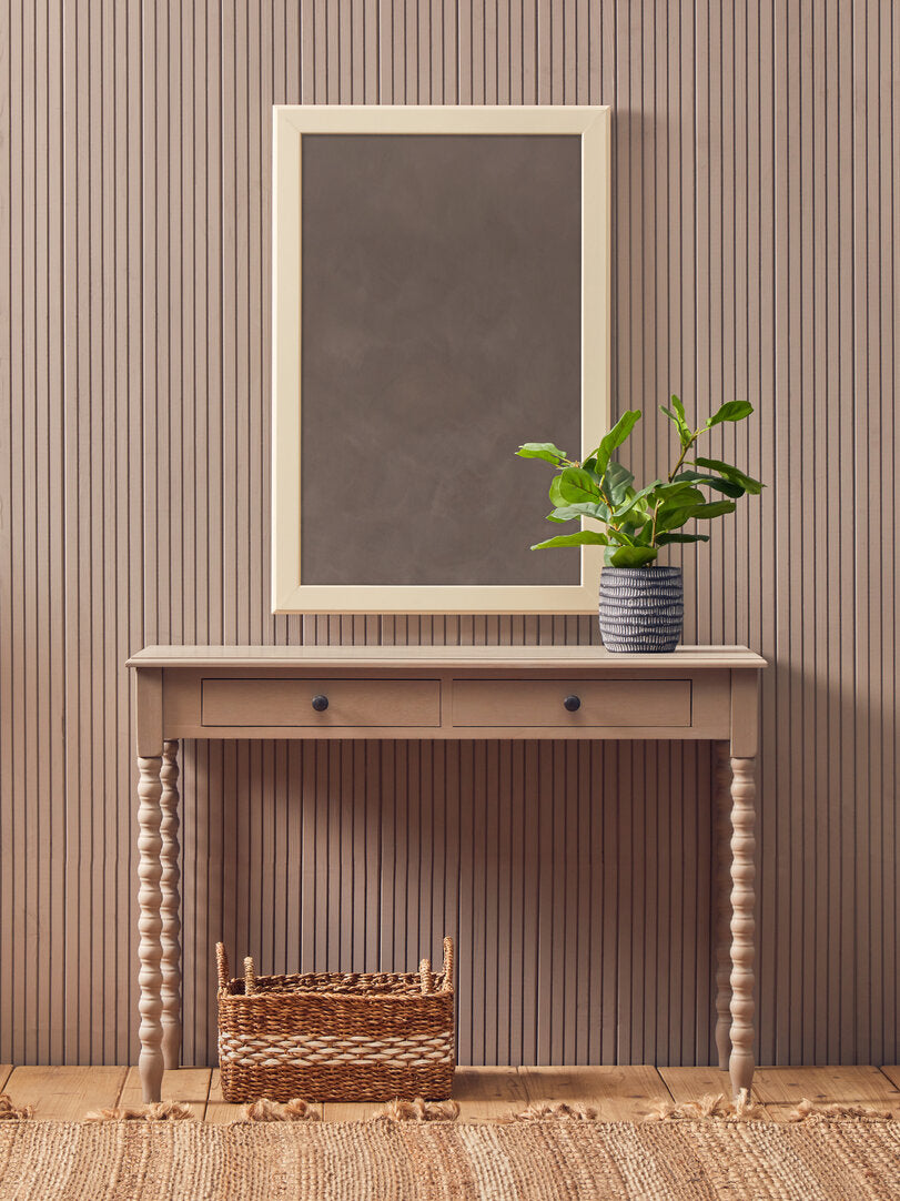 Donata 2 Drawer Desk with Natural Wash