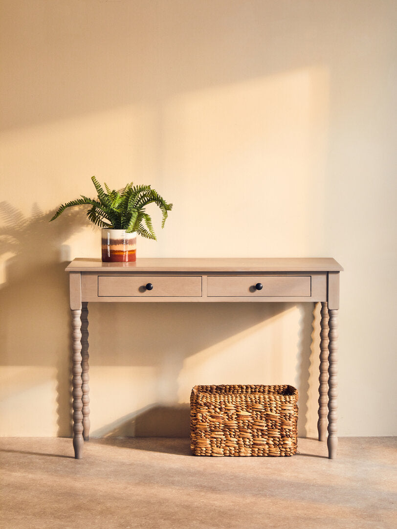 Donata 2 Drawer Desk with Natural Wash