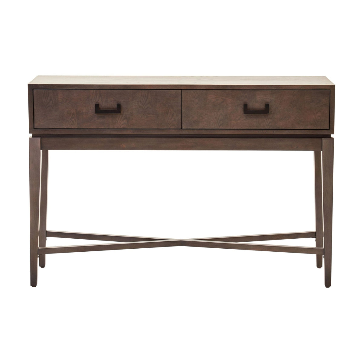 Burford Antique Grey 2 Drawer Console Table