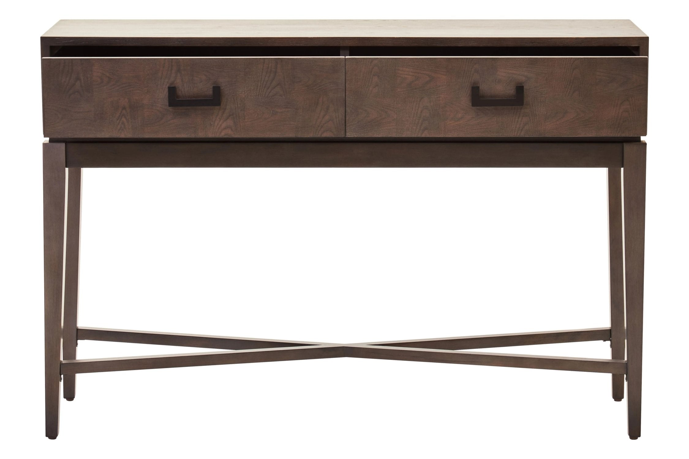 Burford Antique Grey 2 Drawer Console Table