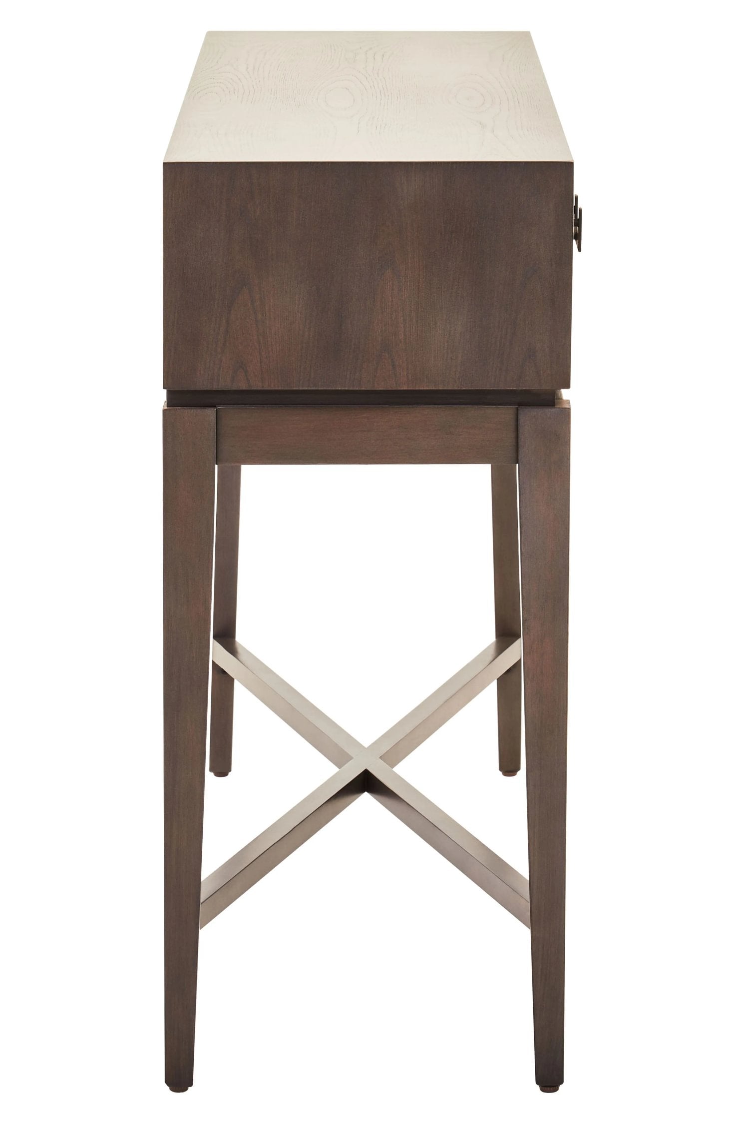 Burford Antique Grey 2 Drawer Console Table