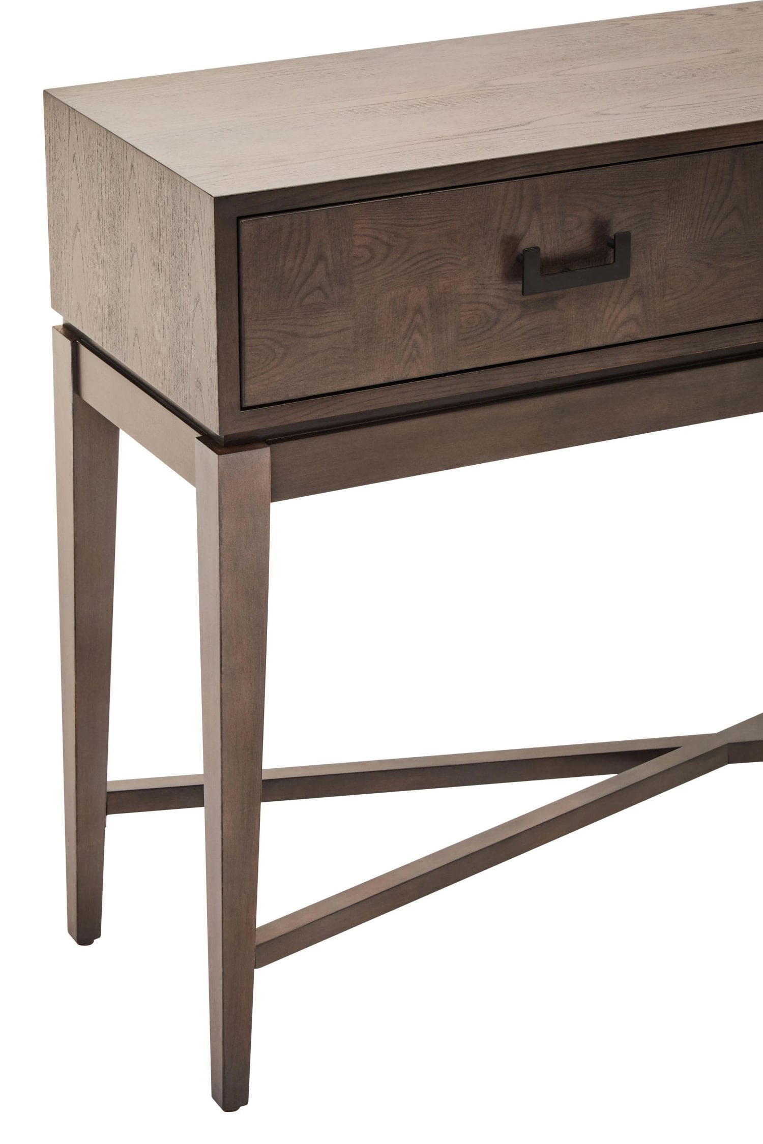 Burford Antique Grey 2 Drawer Console Table