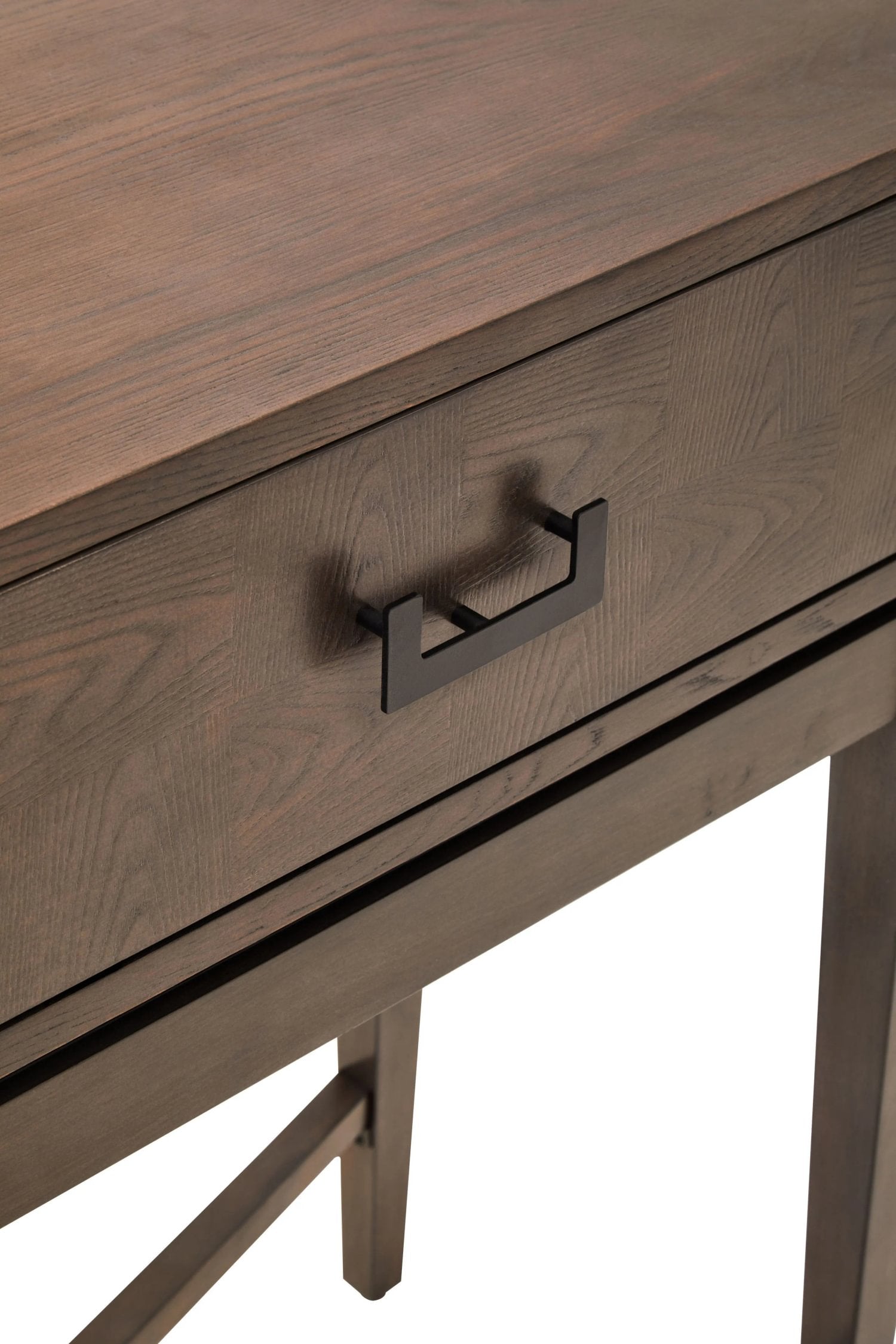Burford Antique Grey 2 Drawer Console Table