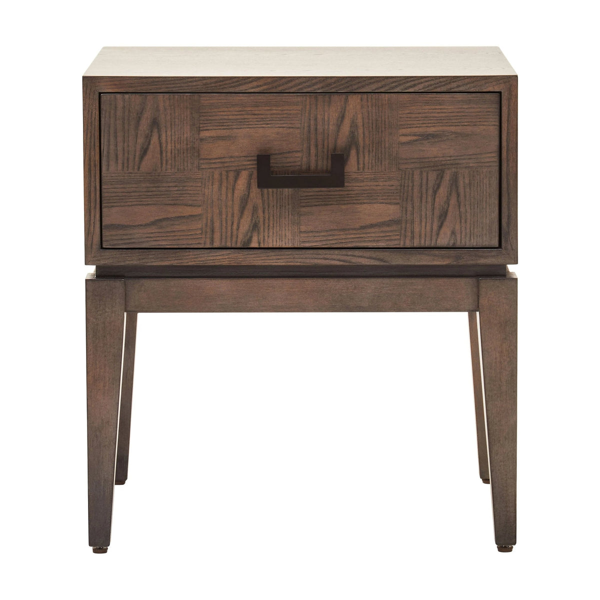 Burford Antique Grey 1 Drawer Side Table