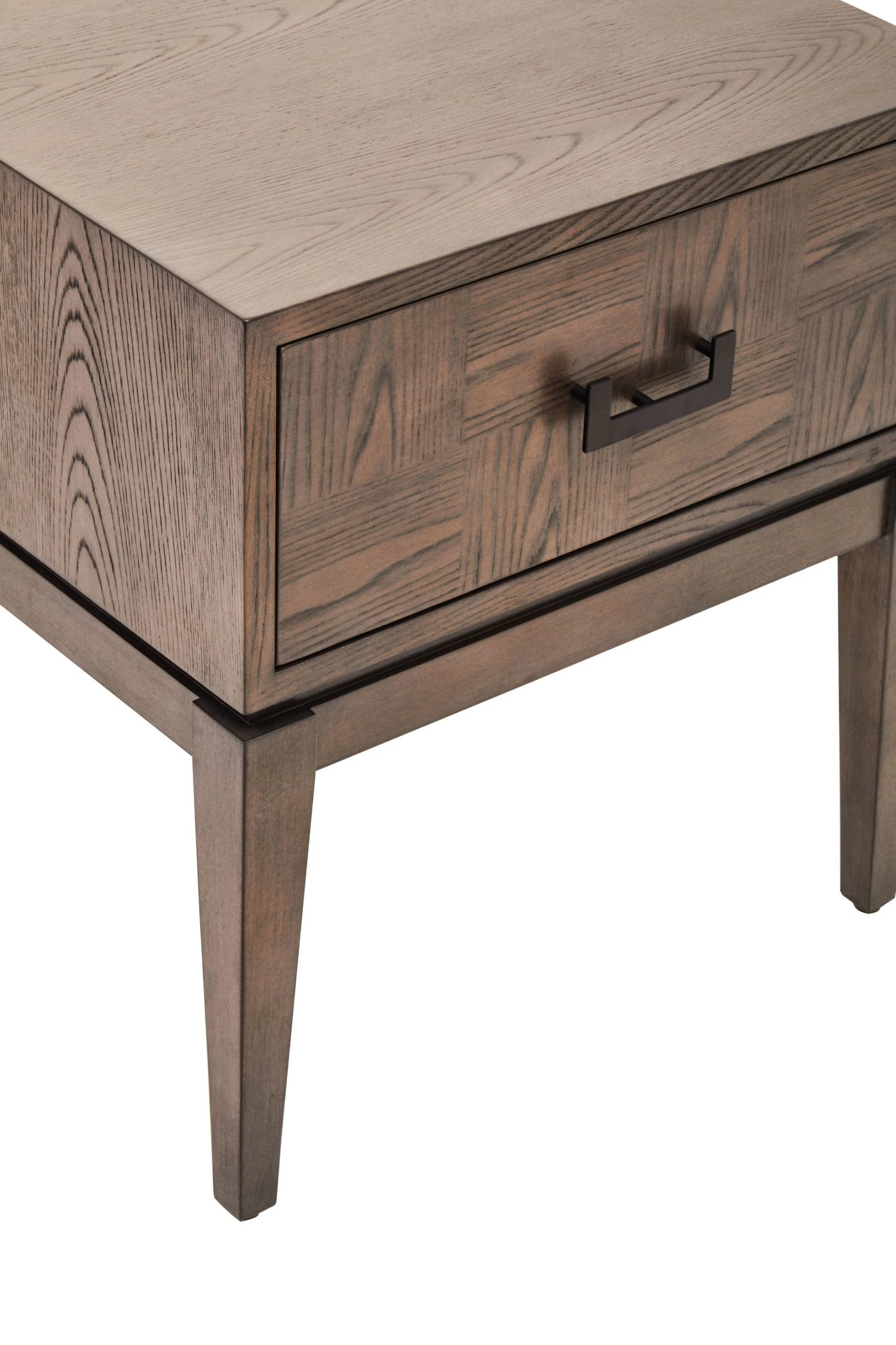 Burford Antique Grey 1 Drawer Side Table