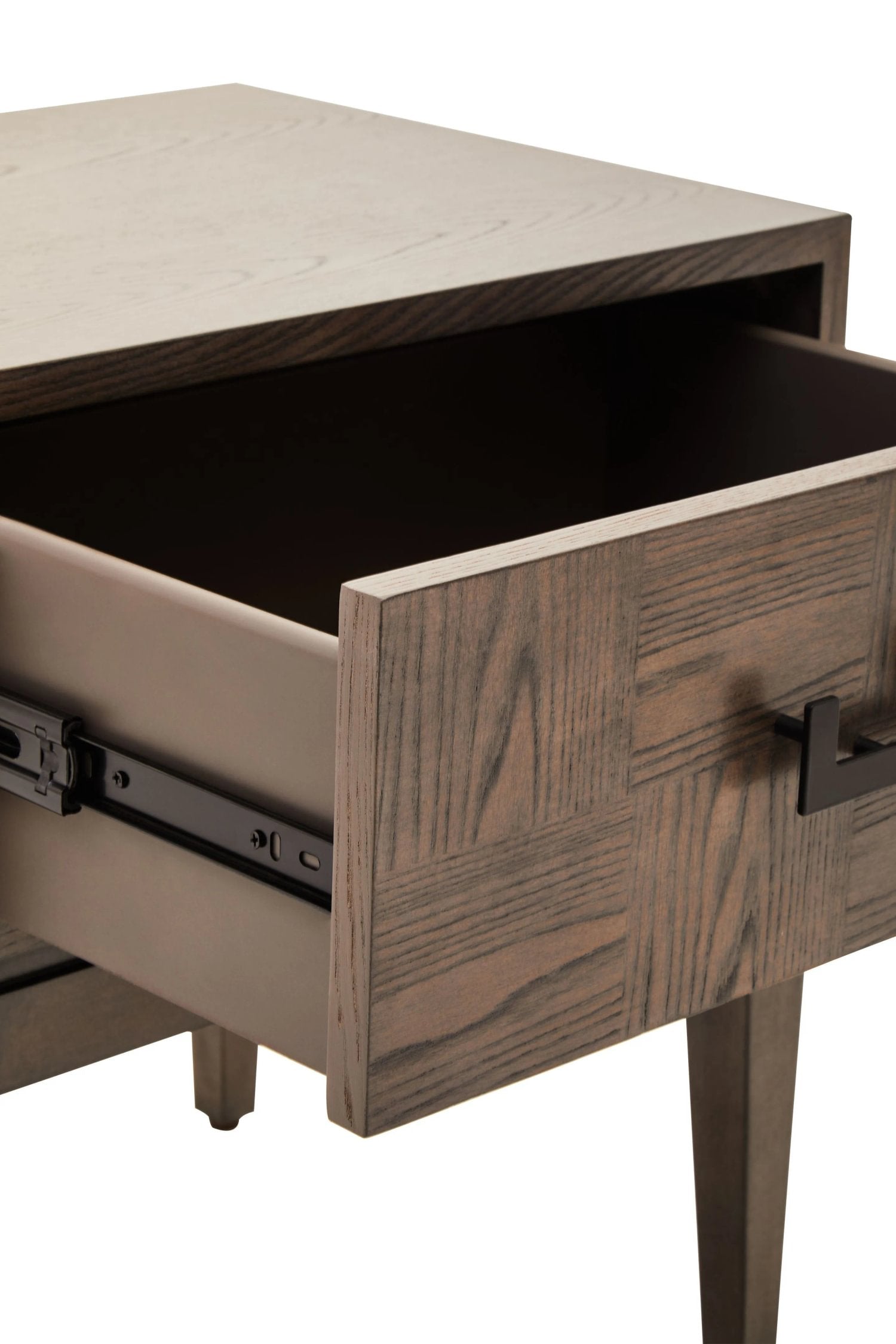 Burford Antique Grey 1 Drawer Side Table
