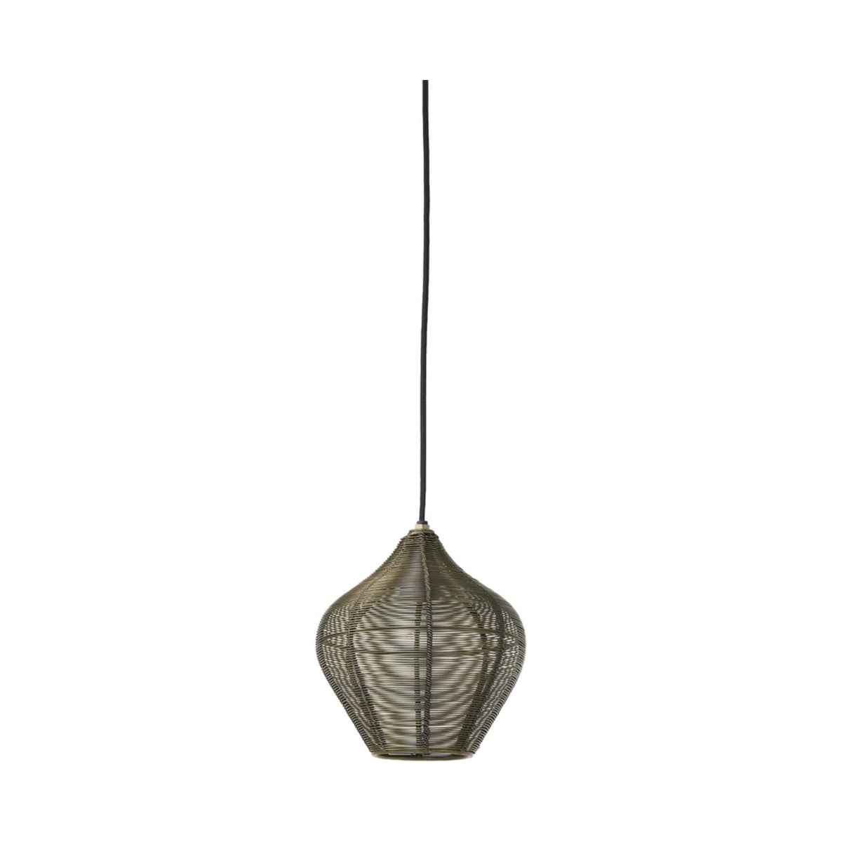 Alvaro Antique Bronze Metal Pendant Light 20cm