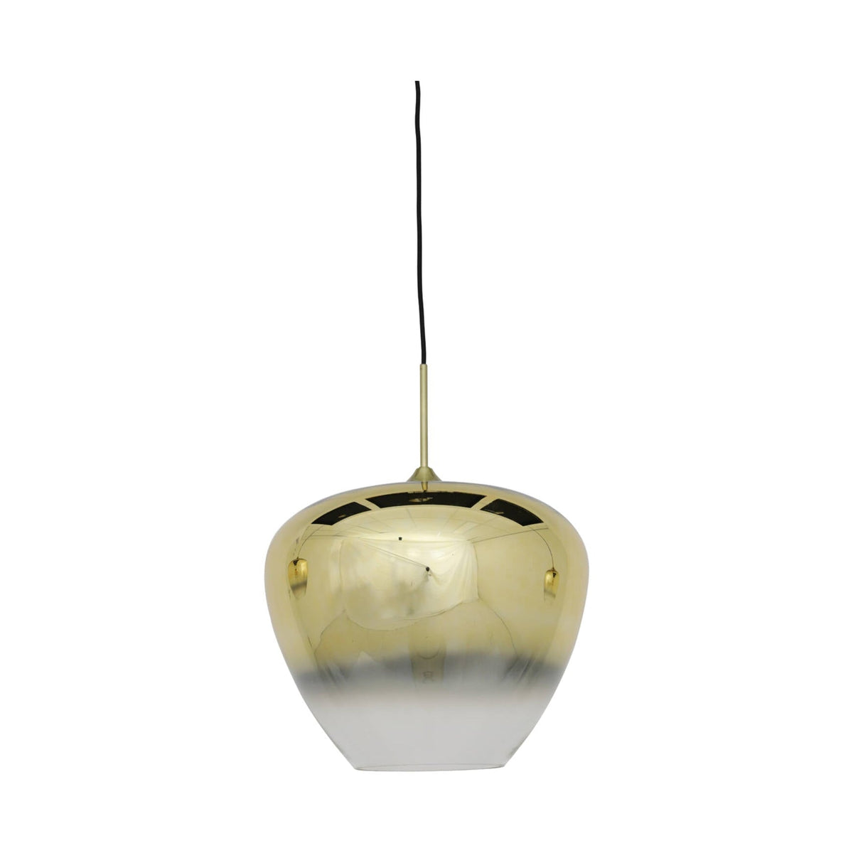 Mayson Gold & Clear Glass Pendant Light 40cm
