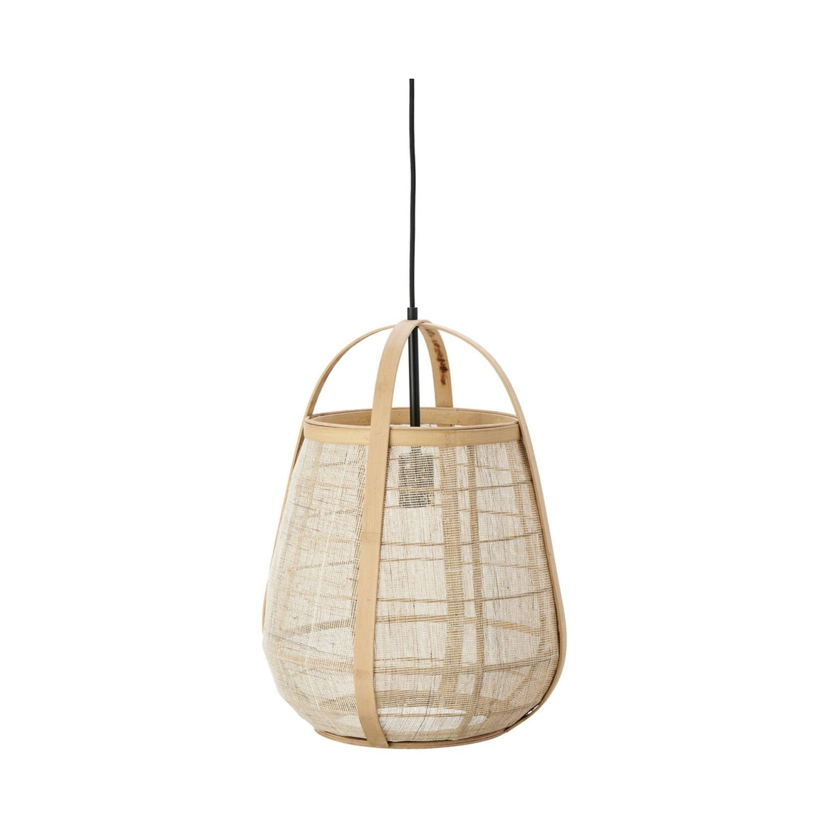 Jacinto Natural Bamboo Pendant Light 38cm