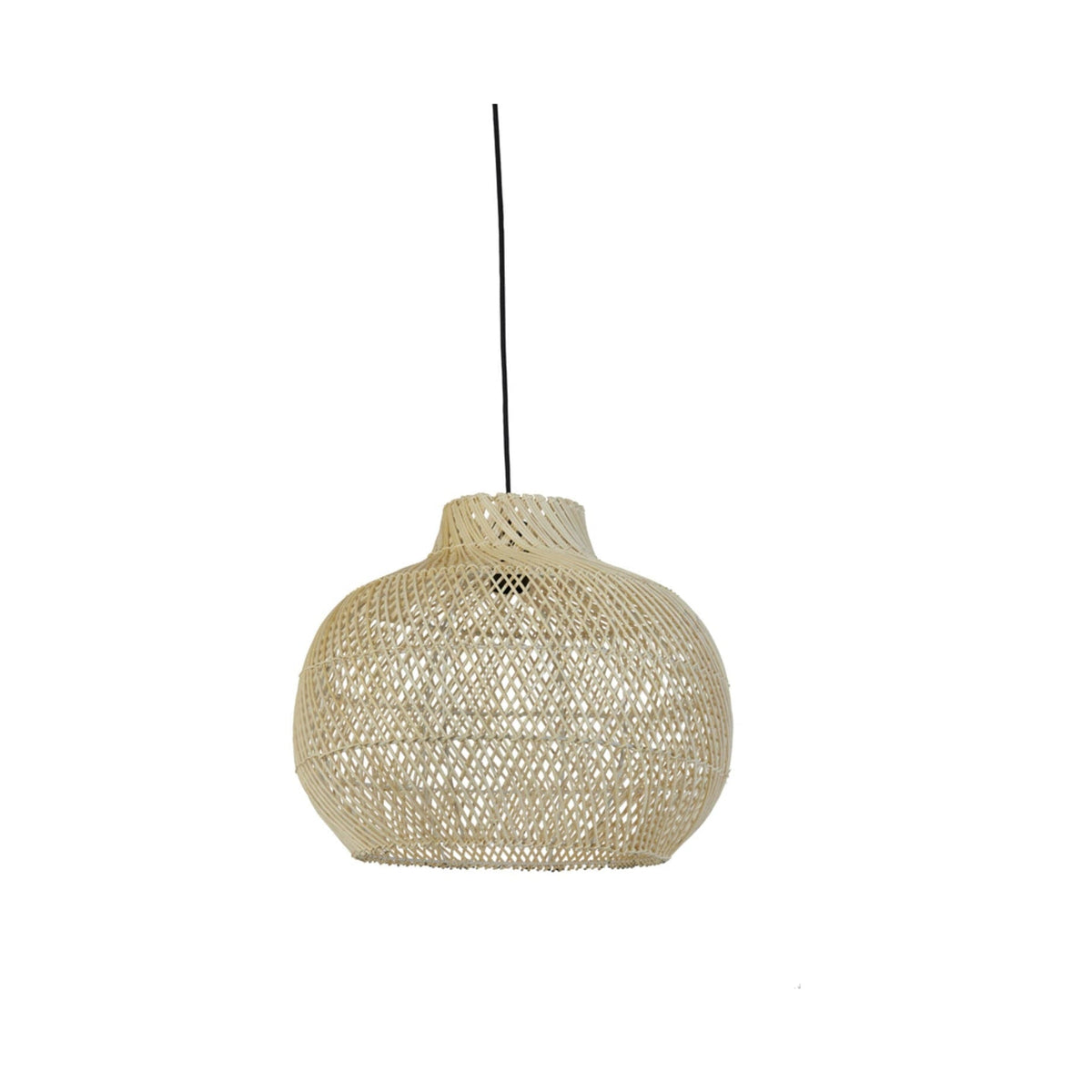 Charita Natural Rattan Pendant Light 46cm