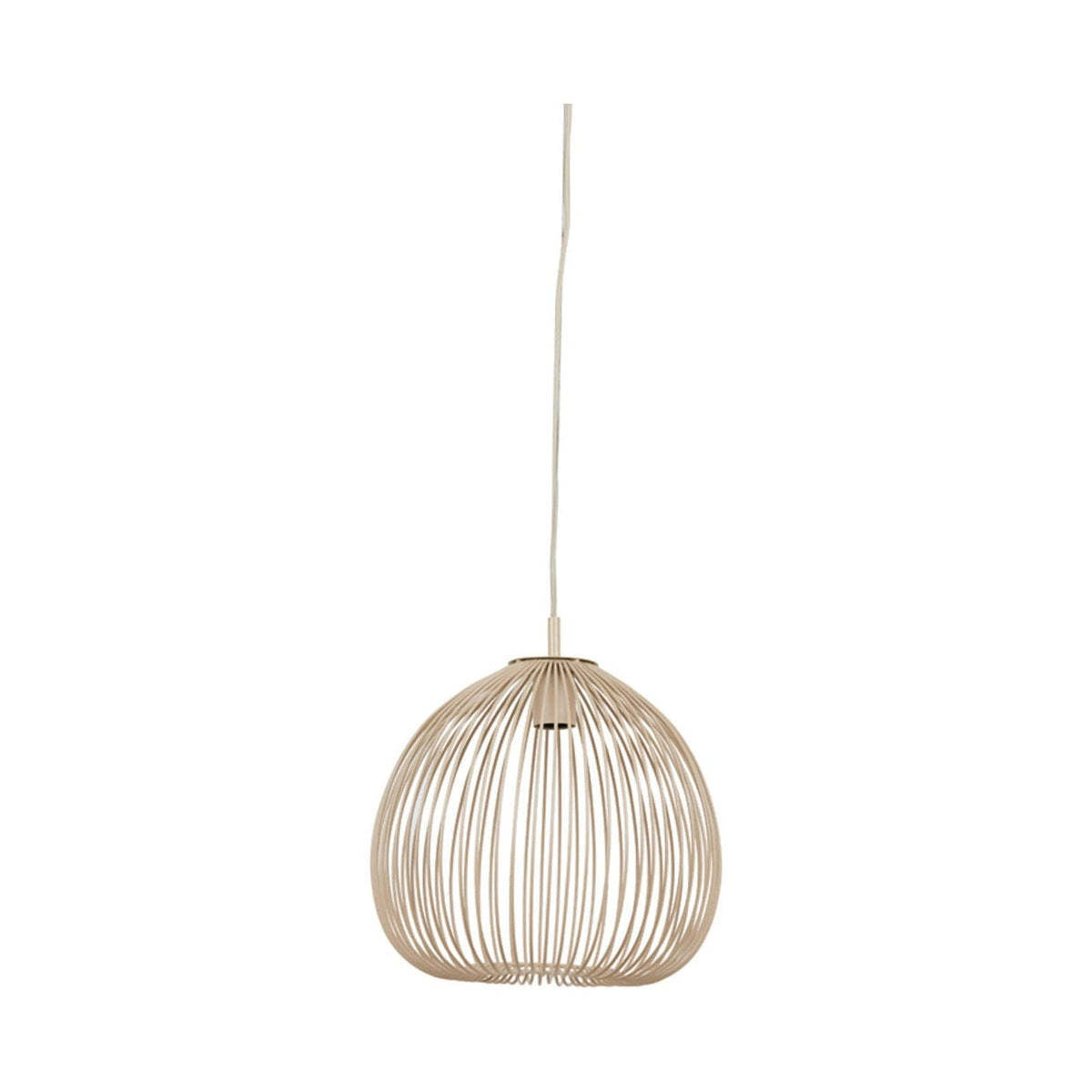 Rilana Matt Beige Metal Pendant Light 34cm
