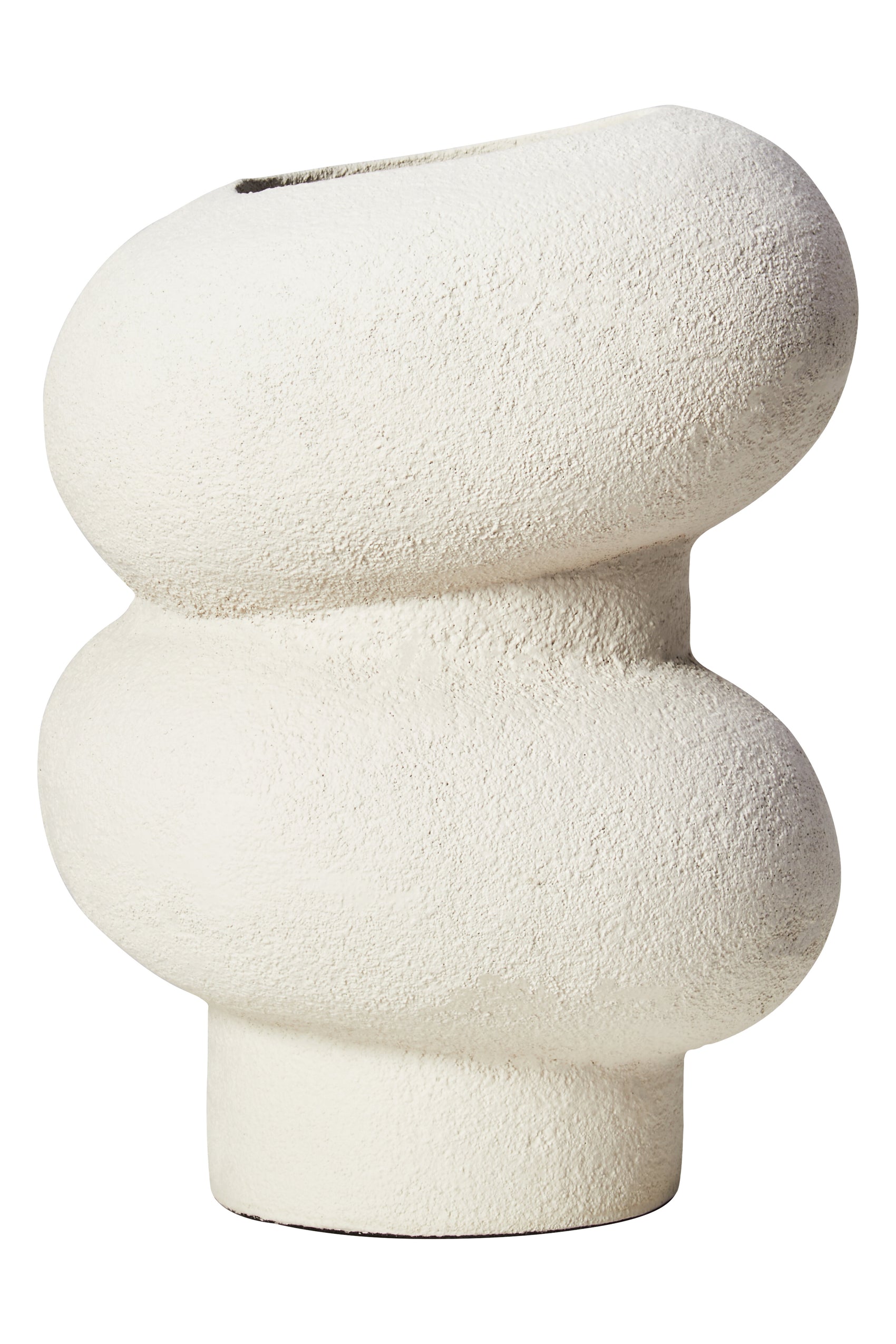 Avila Textured White Bubble Vase