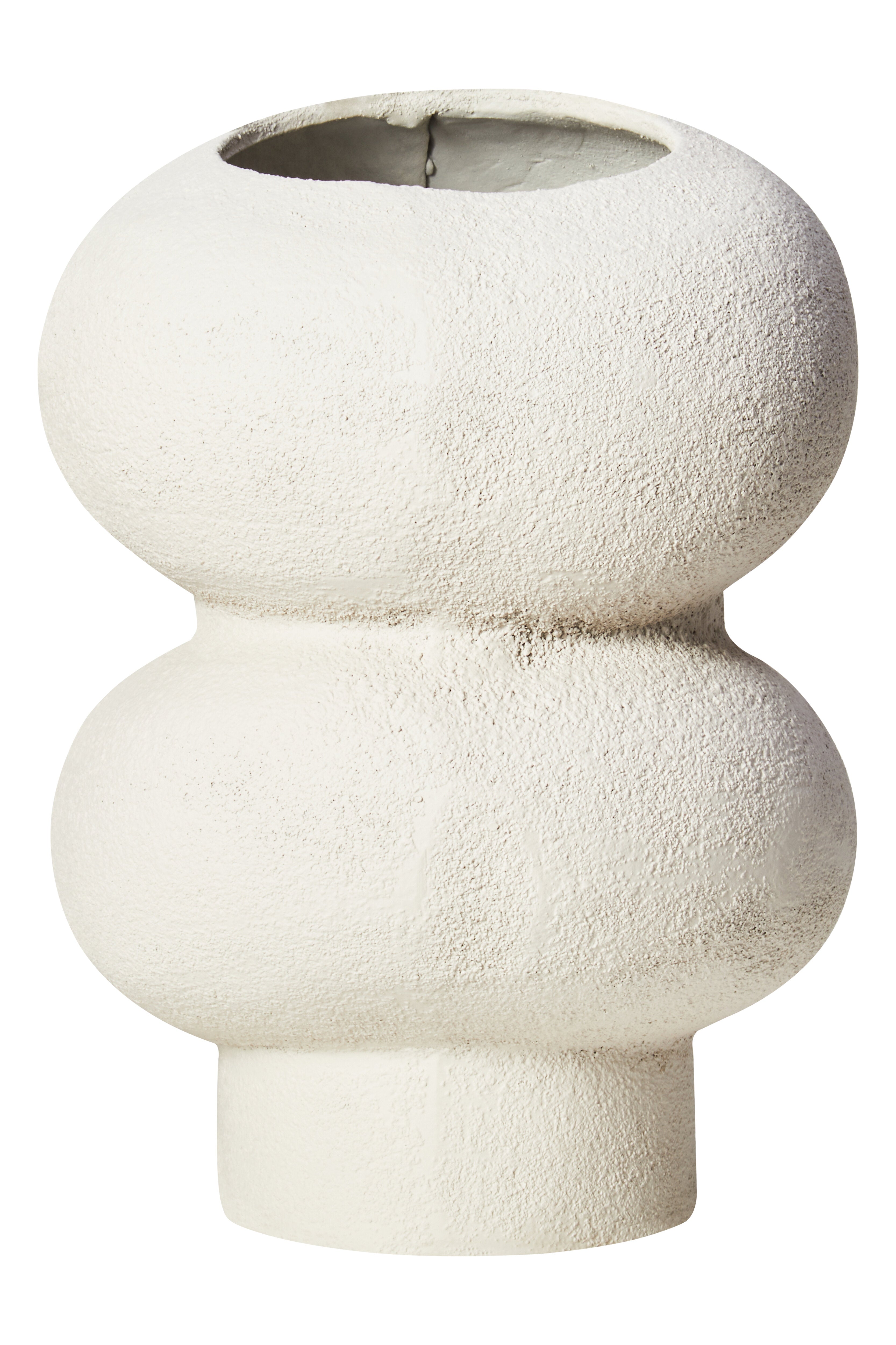 Avila Textured White Bubble Vase