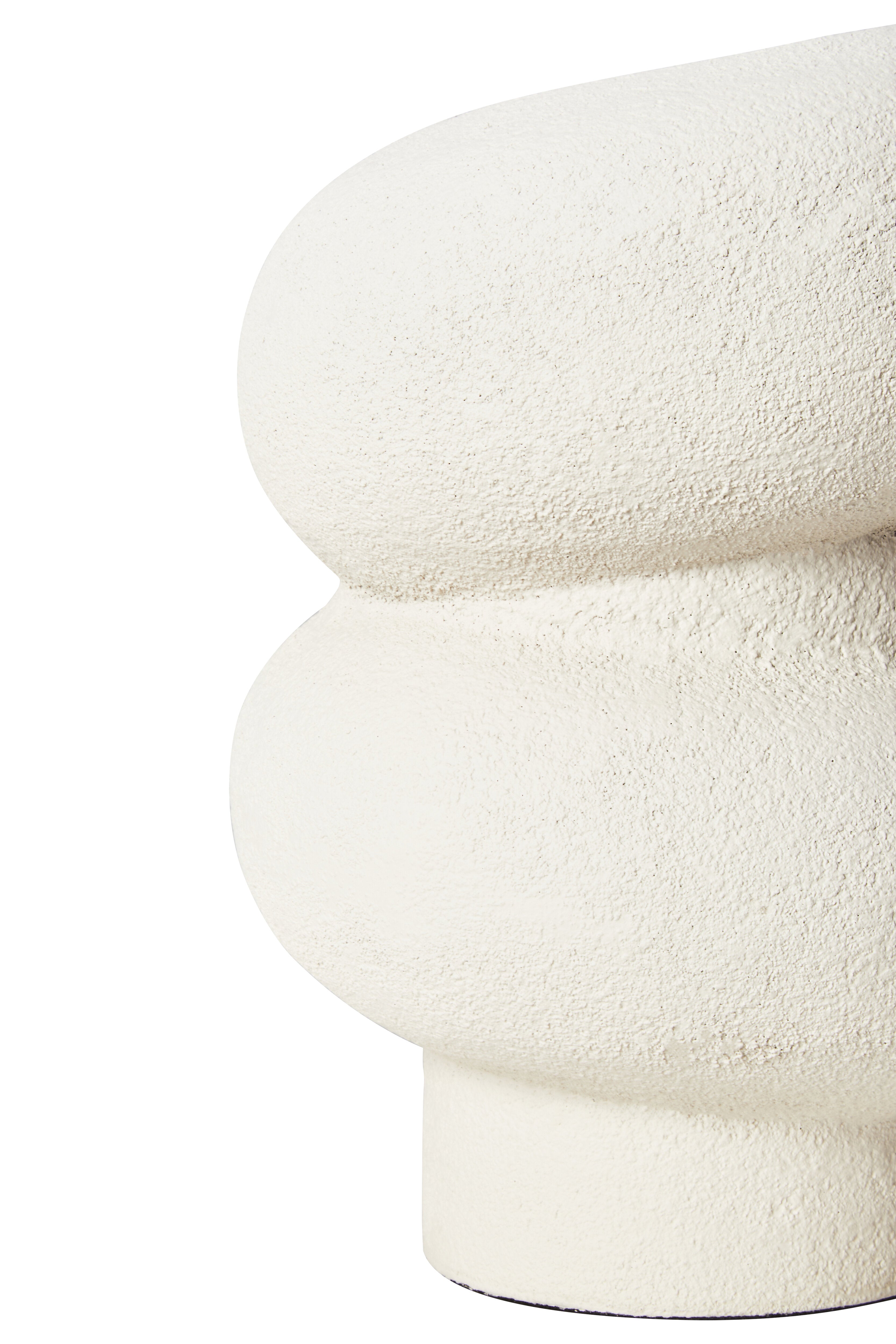 Avila Textured White Bubble Vase