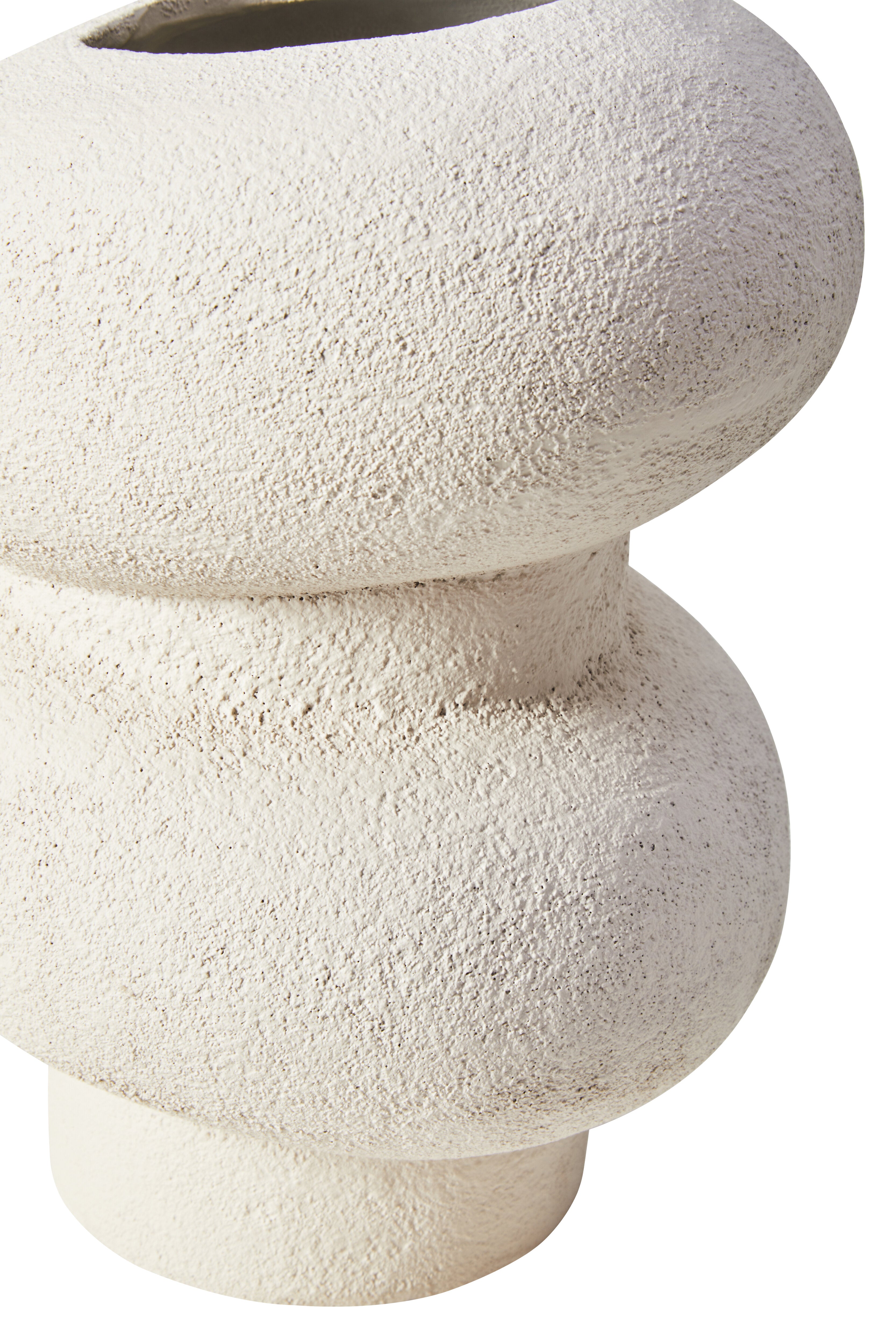 Avila Textured White Bubble Vase