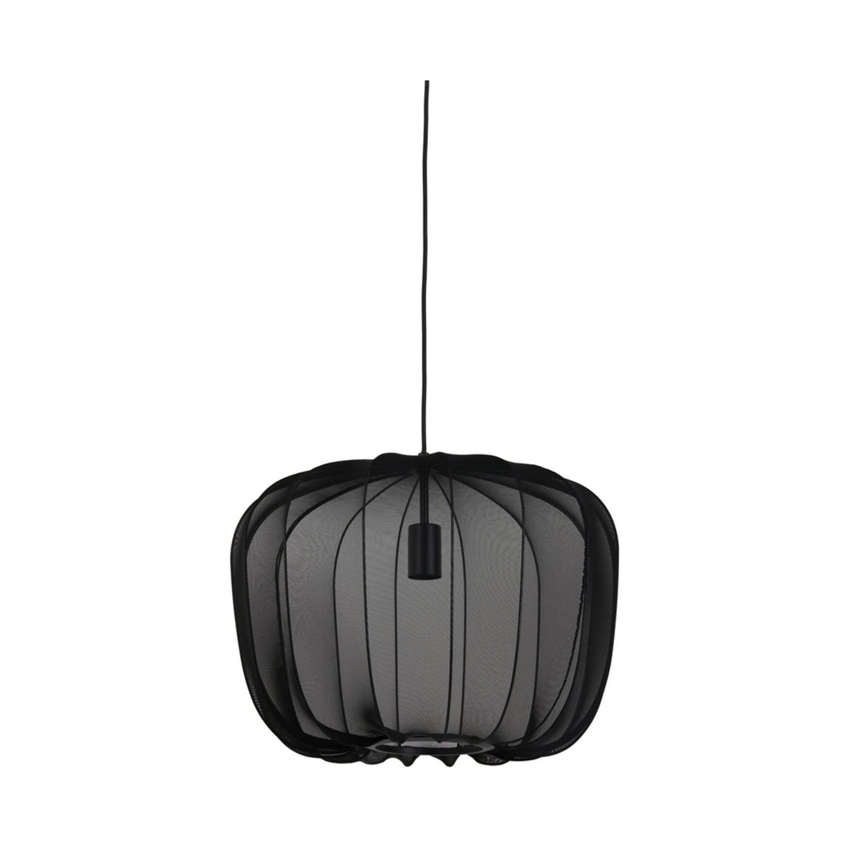 Plumeria Black Pendant Light 50cm